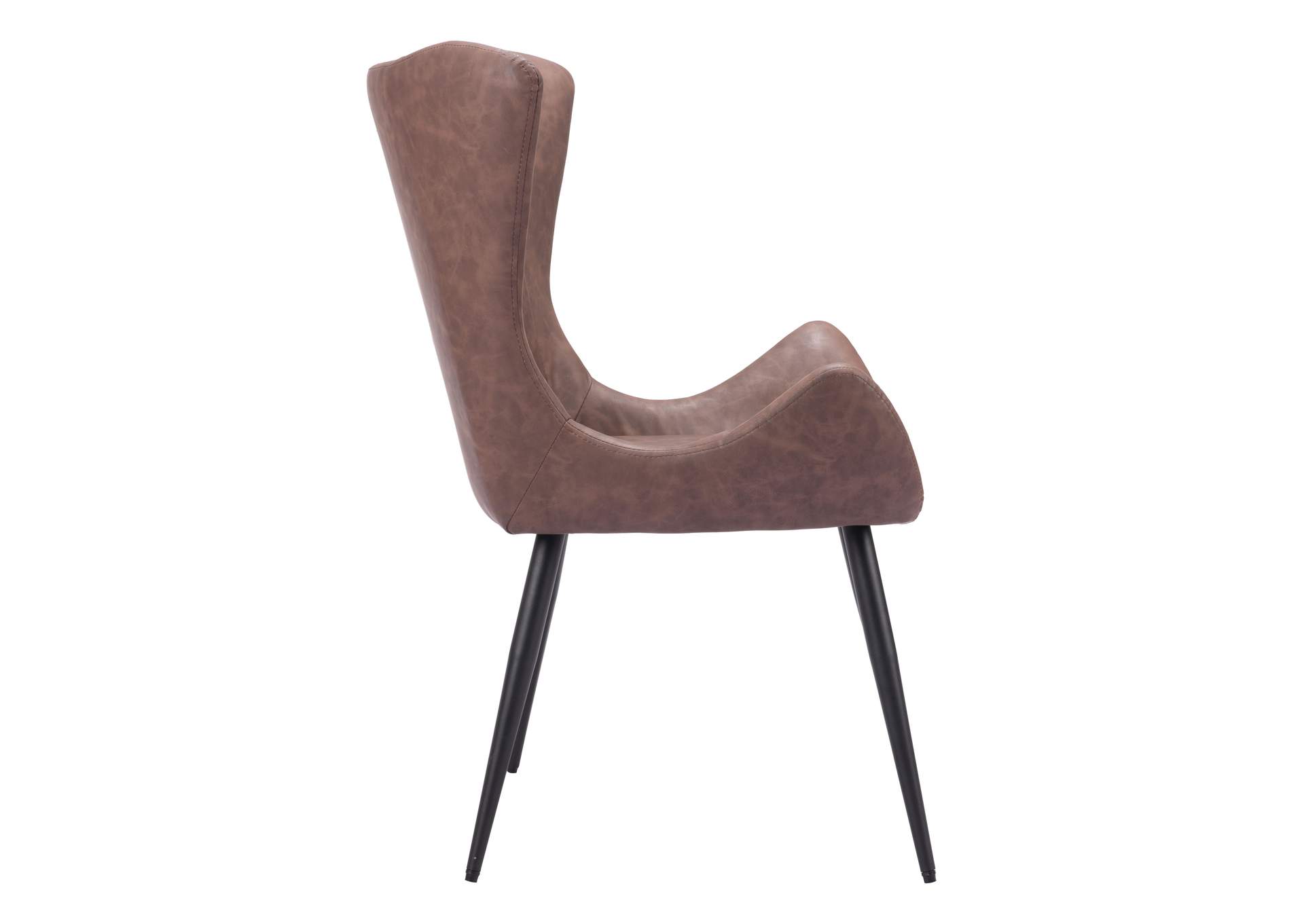 Alejandro Dining Chair (Set Of 2) Vintage Brown,Zuo