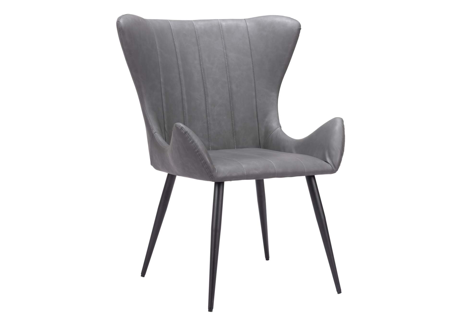 Alejandro Dining Chair (Set Of 2) Vintage Black,Zuo