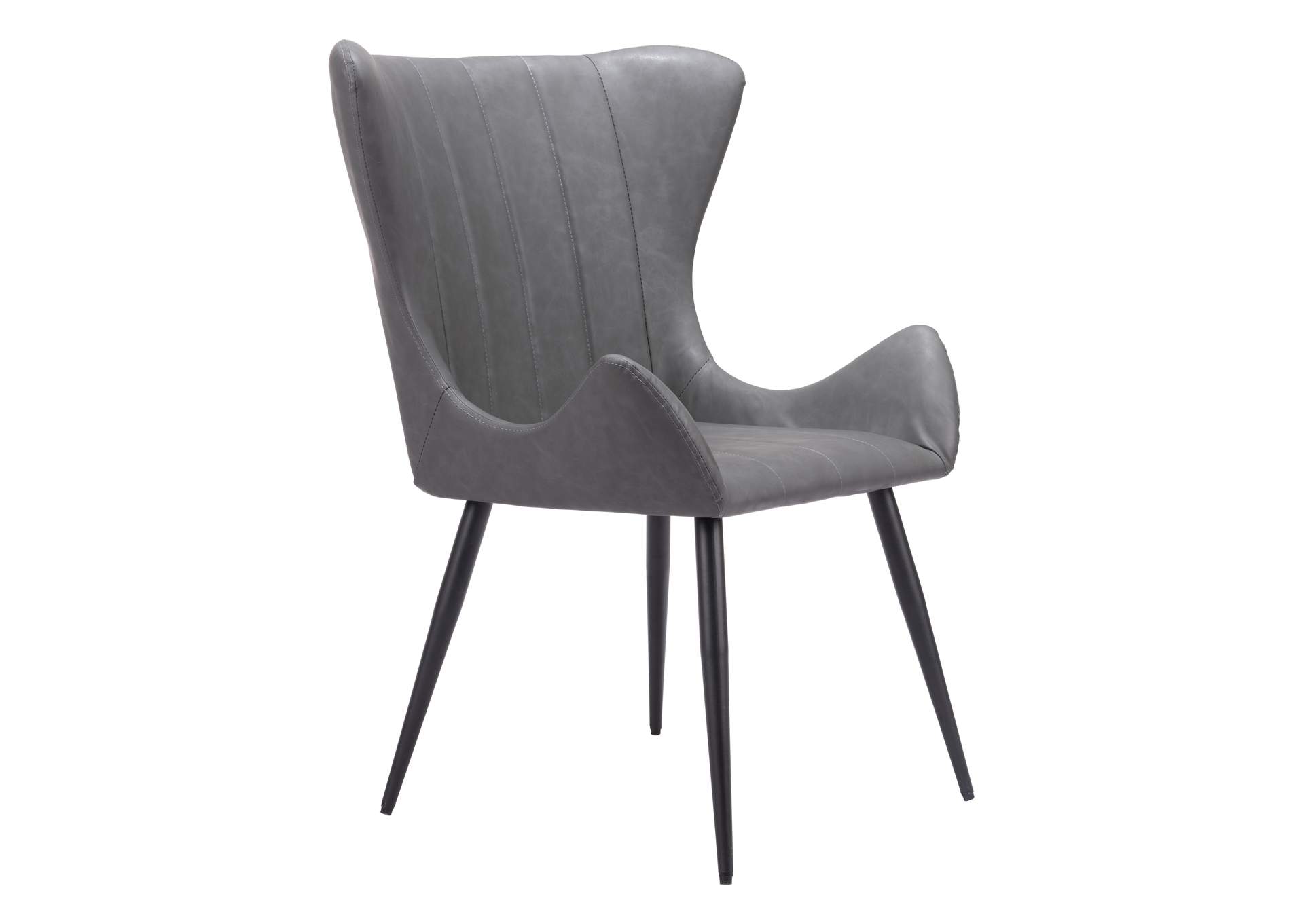 Alejandro Dining Chair (Set Of 2) Vintage Black,Zuo
