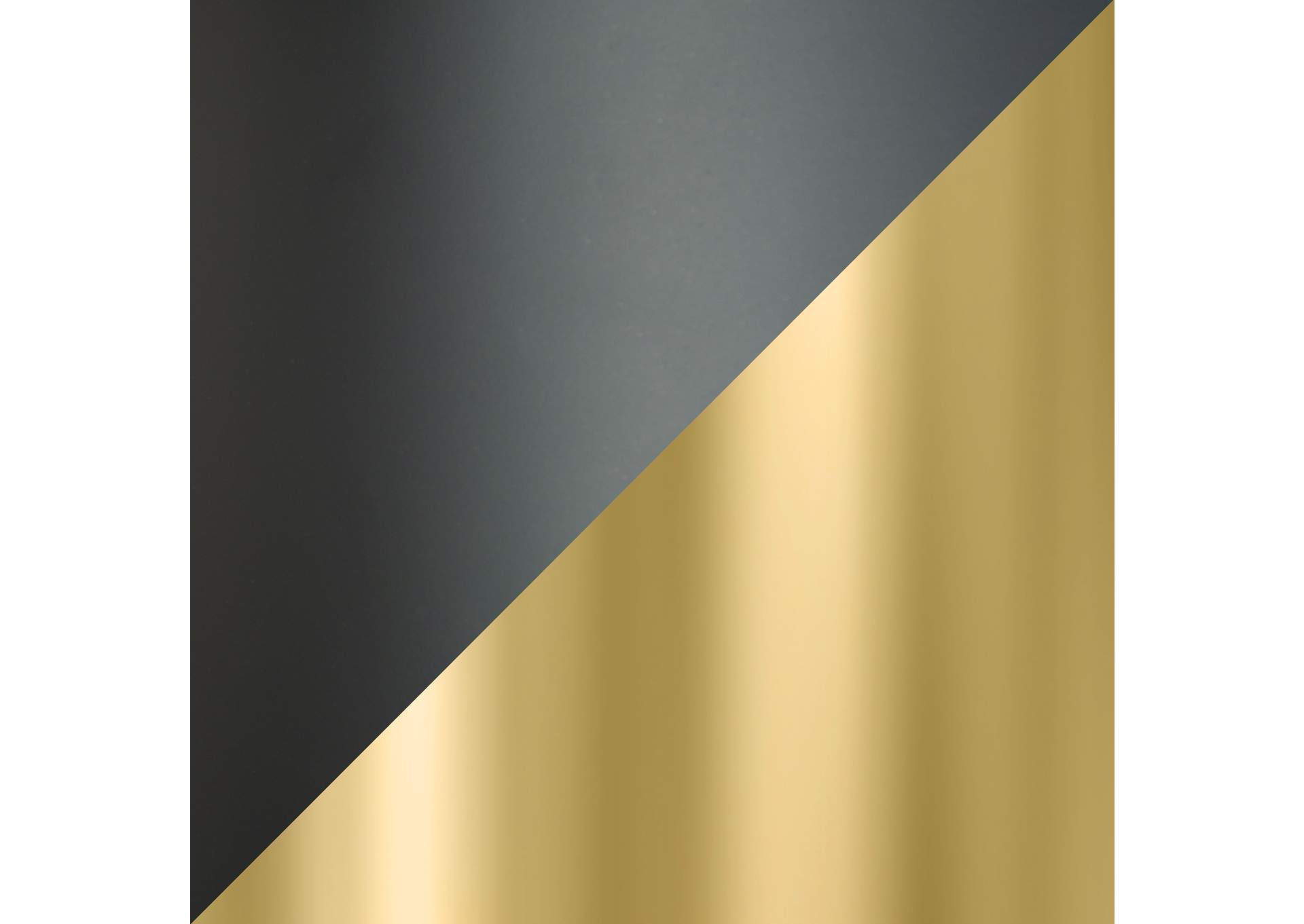 Fission Side Table White, Gold & Black,Zuo