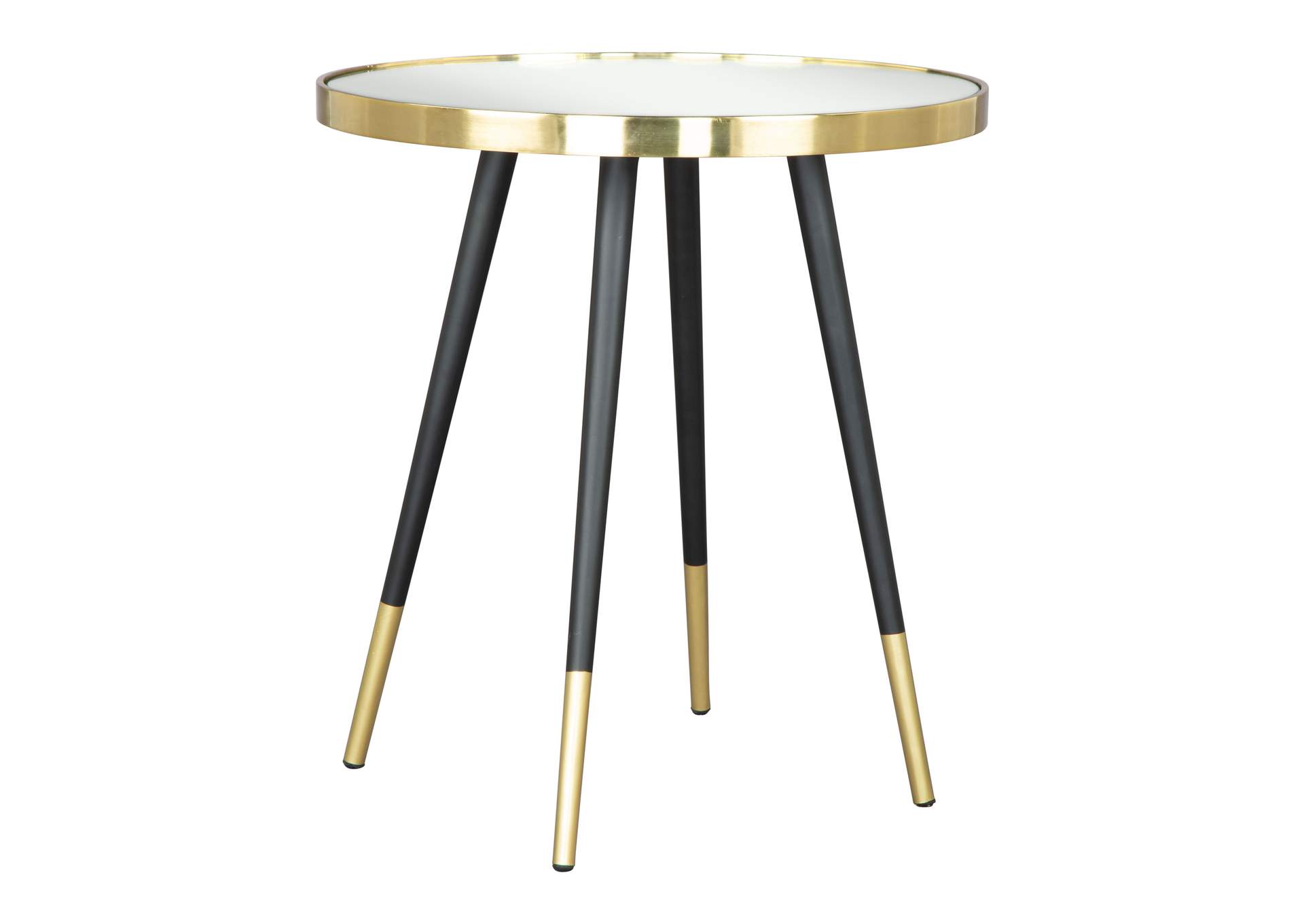 Particle Side Table Black & Gold,Zuo