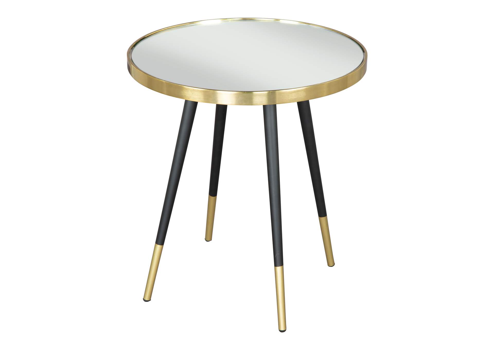 Particle Side Table Black & Gold,Zuo