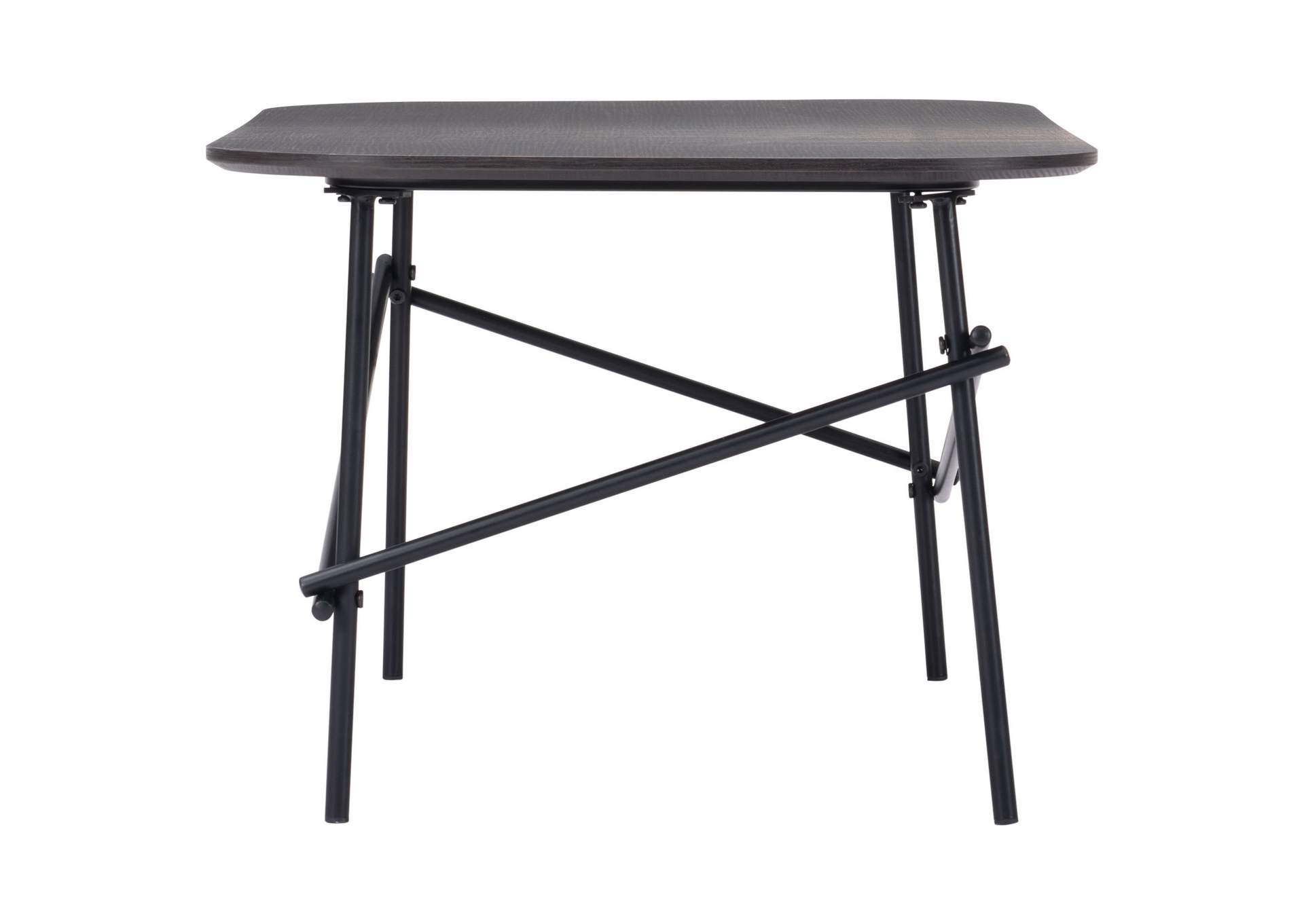 Ireland Coffee Table Dark Brown & Black,Zuo