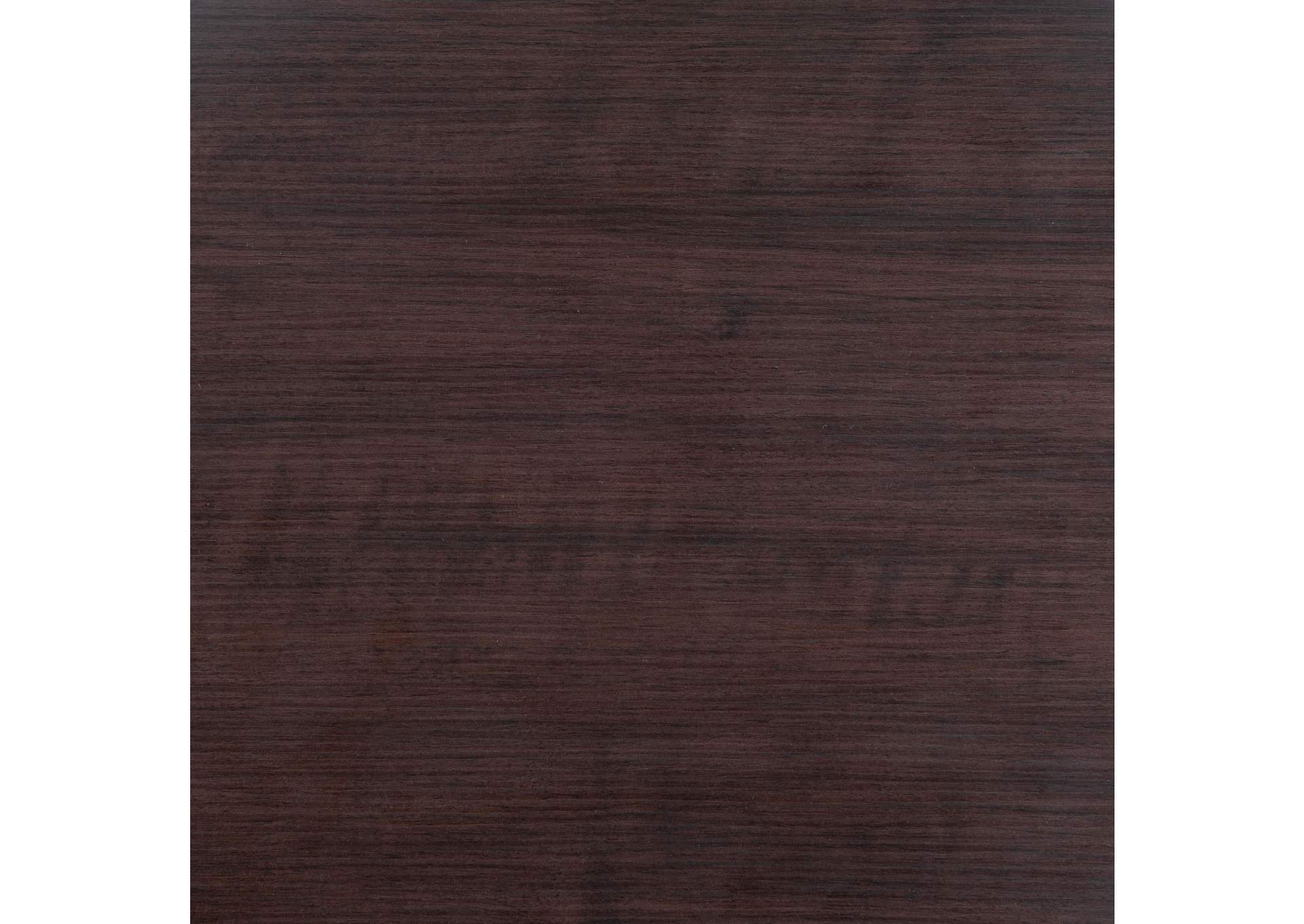 Ireland Side Table Dark Brown & Black,Zuo
