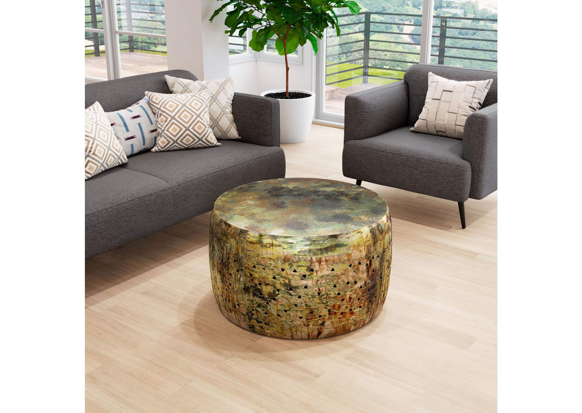 Bob Coffee Table Multicolor,Zuo