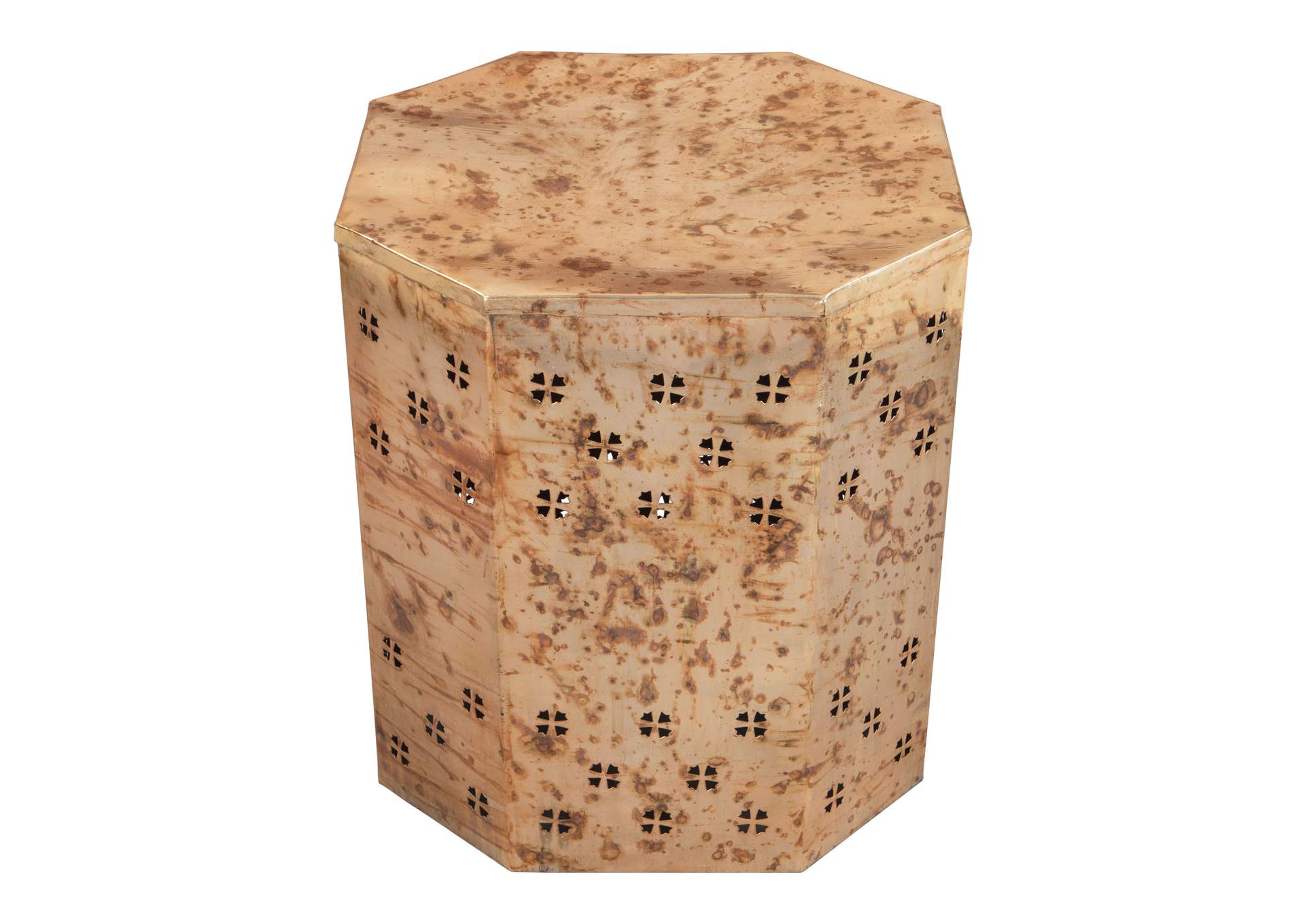 Jane Side Table Antique Copper,Zuo