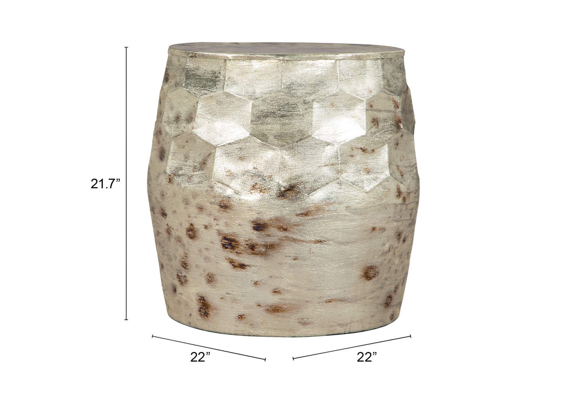 Pam Side Table Antique Beige,Zuo