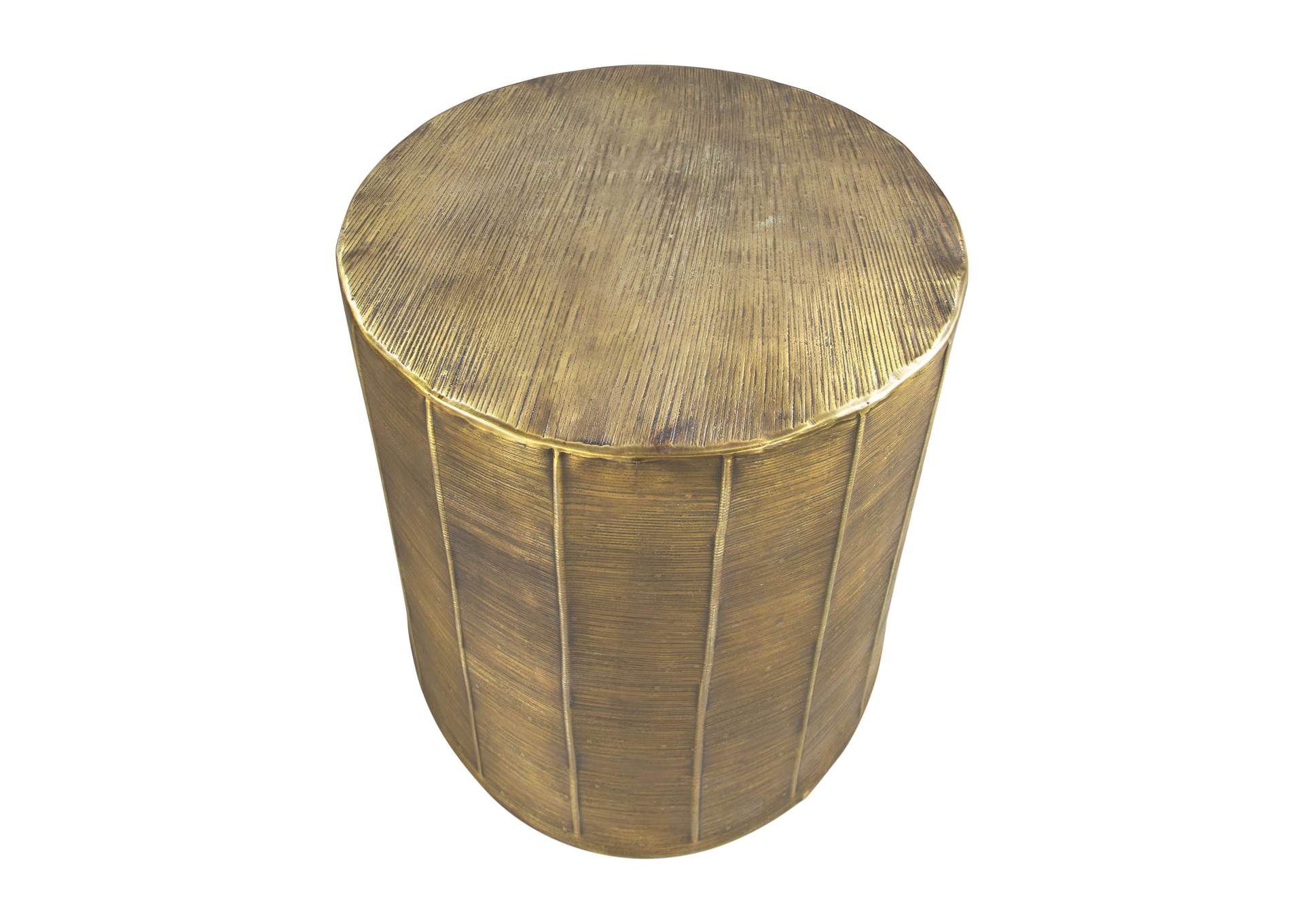 Chris Side Table Antique Brass,Zuo