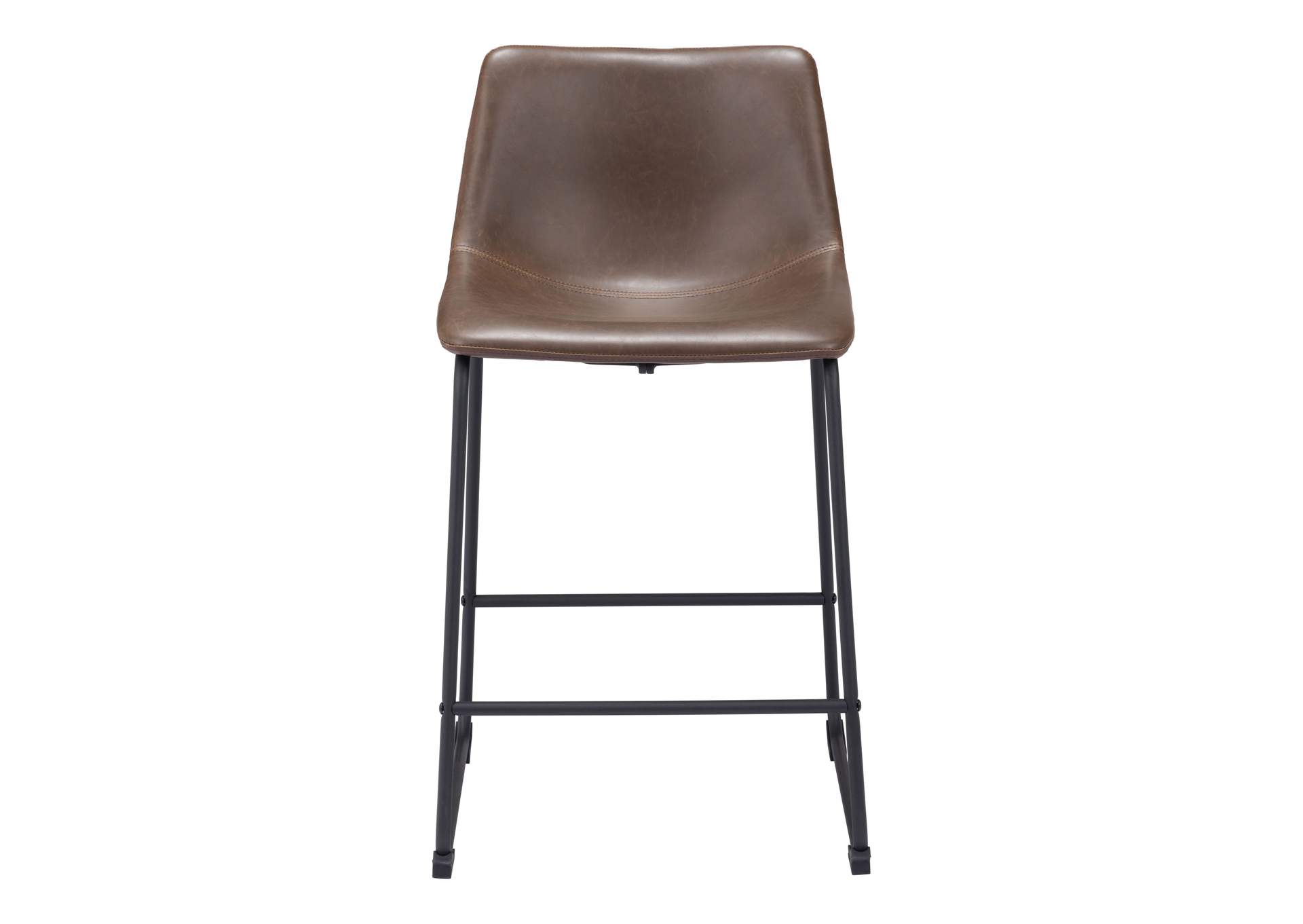 Smart Counter Stool (Set Of 2) Vintage Espresso,Zuo