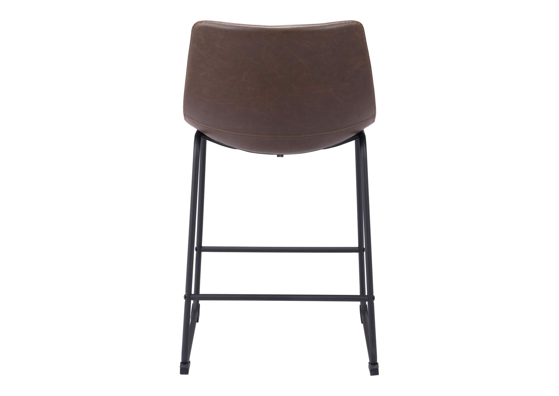 Smart Counter Stool (Set Of 2) Vintage Espresso,Zuo