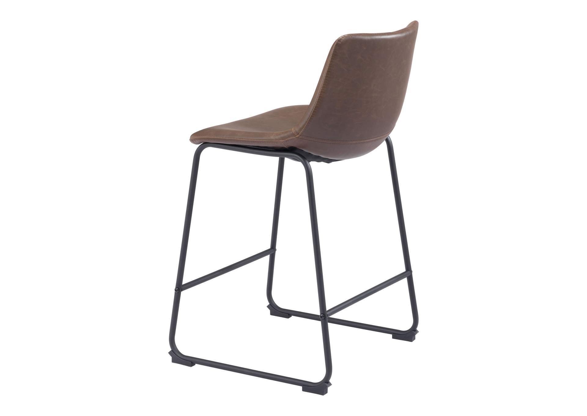 Smart Counter Stool (Set Of 2) Vintage Espresso,Zuo