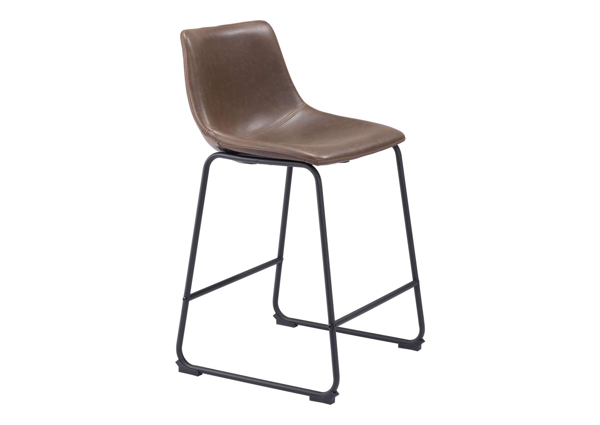 Smart Counter Stool (Set Of 2) Vintage Espresso,Zuo