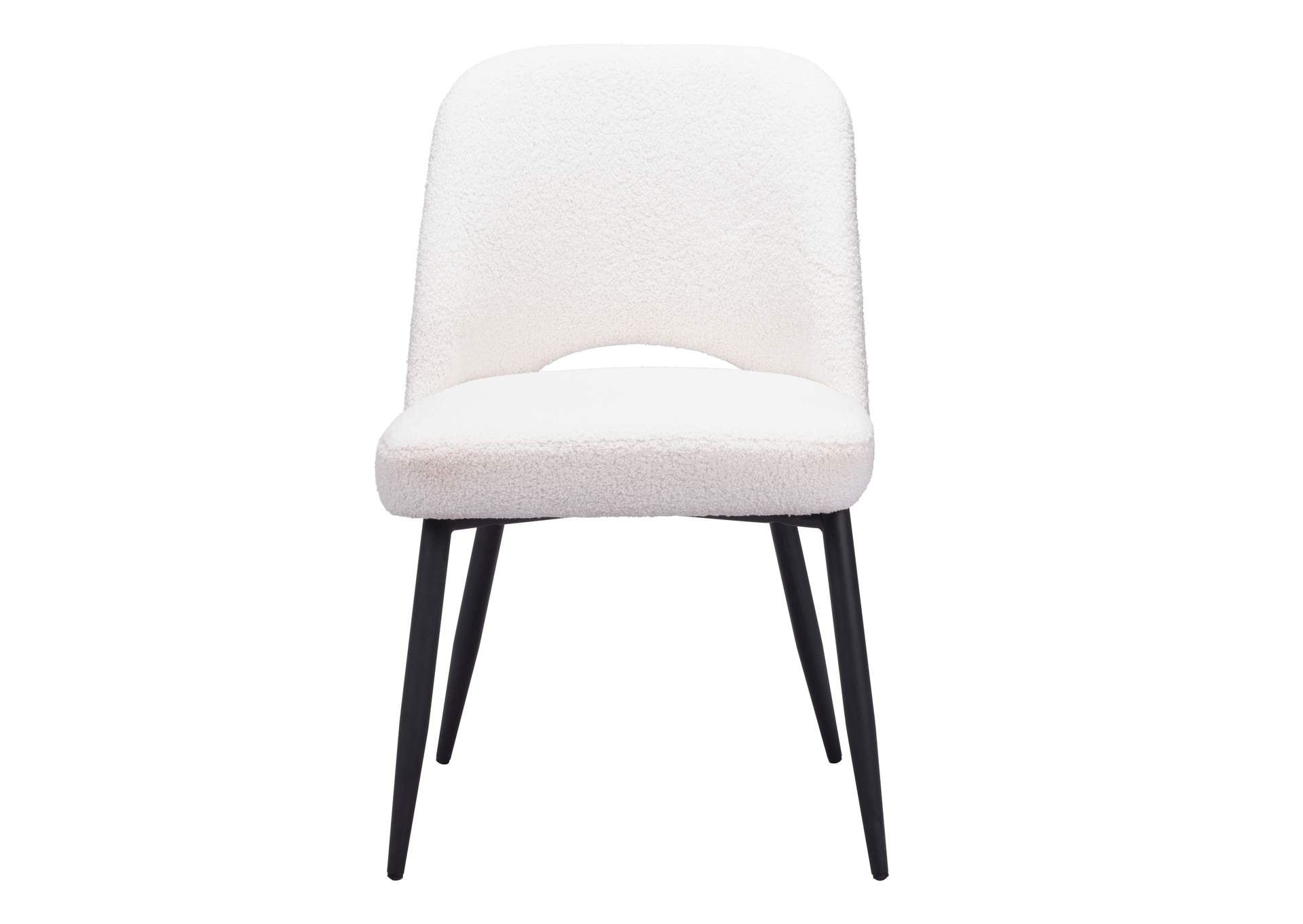 Teddy Dining Chair (Set Of 2) Ivory,Zuo
