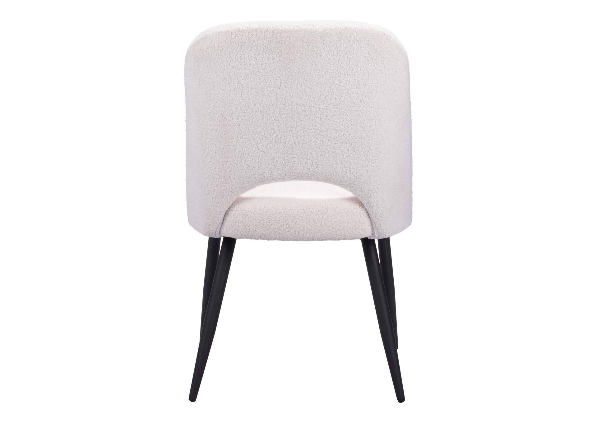 Teddy Dining Chair (Set Of 2) Ivory,Zuo