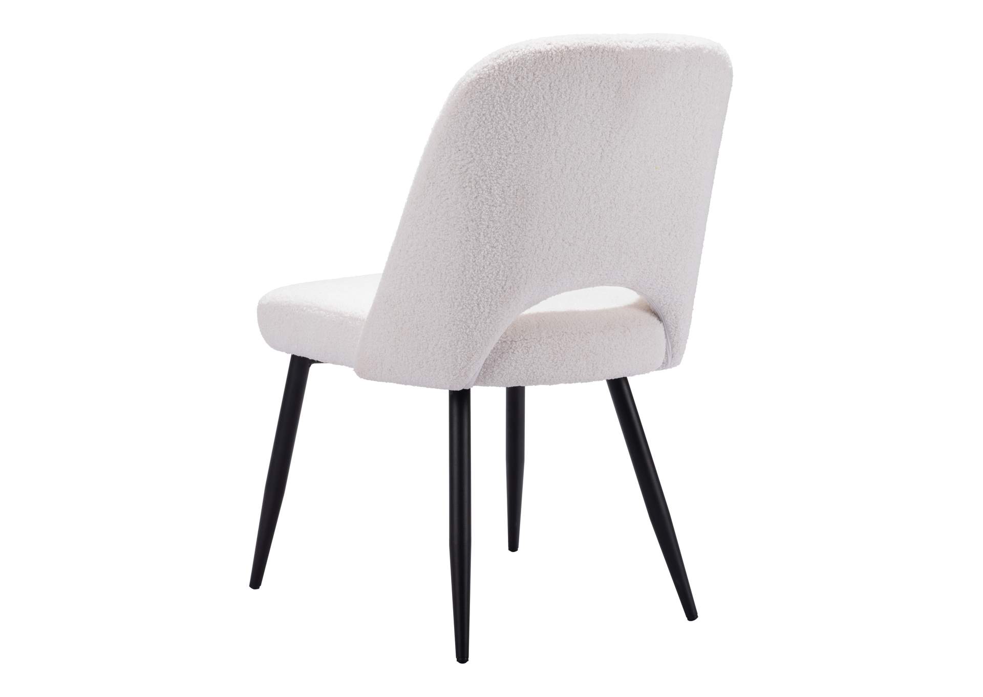 Teddy Dining Chair (Set Of 2) Ivory,Zuo