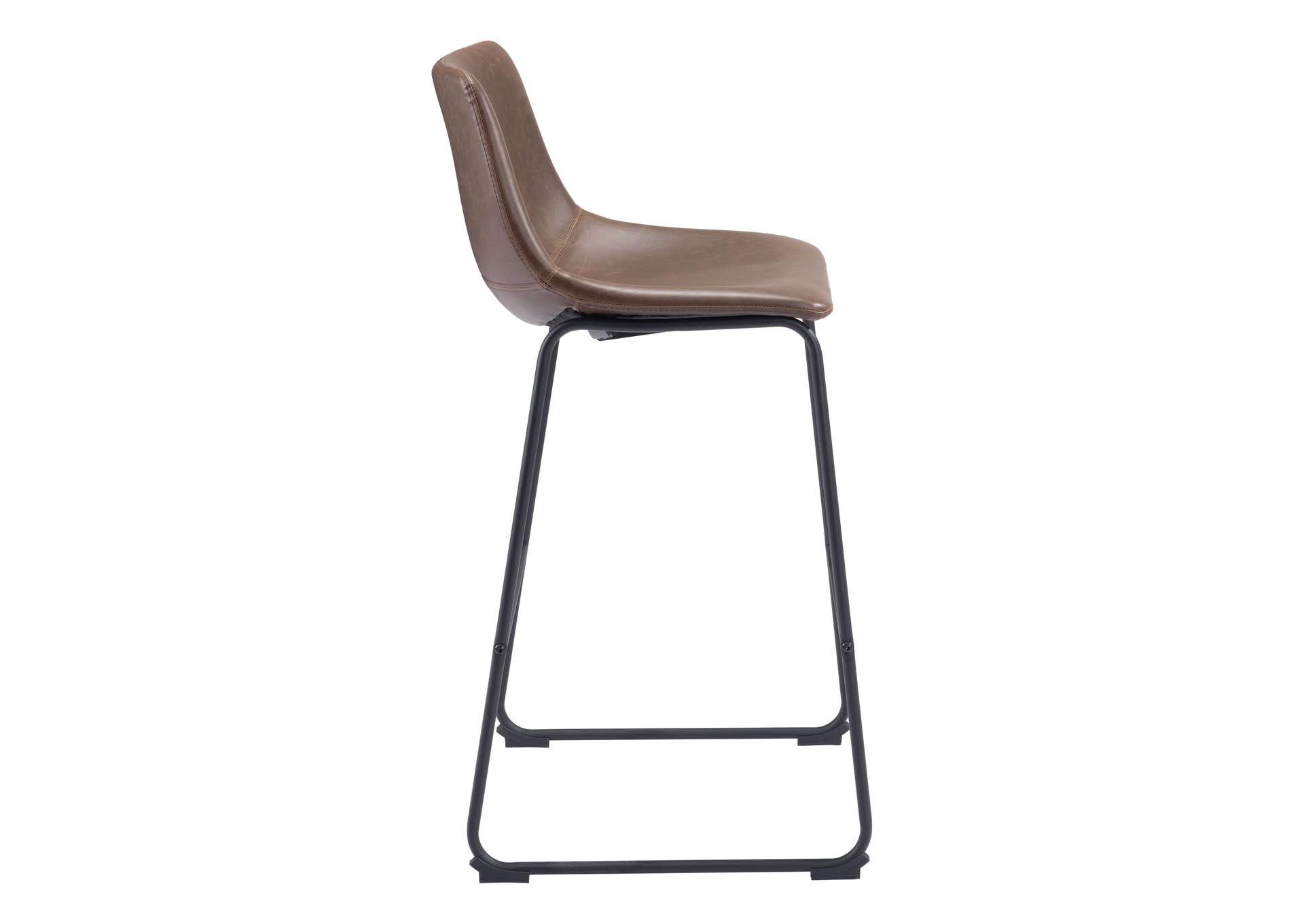 Smart Barstool (Set Of 2) Vintage Espresso,Zuo