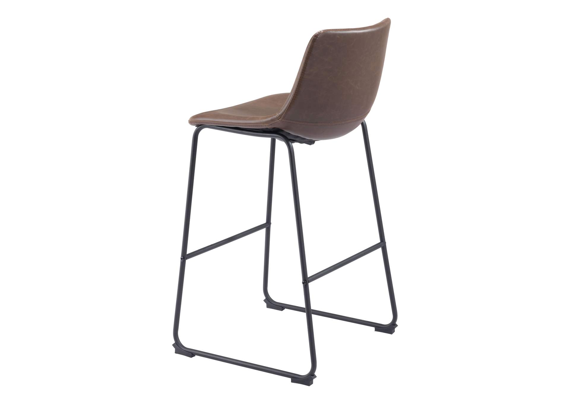 Smart Barstool (Set Of 2) Vintage Espresso,Zuo