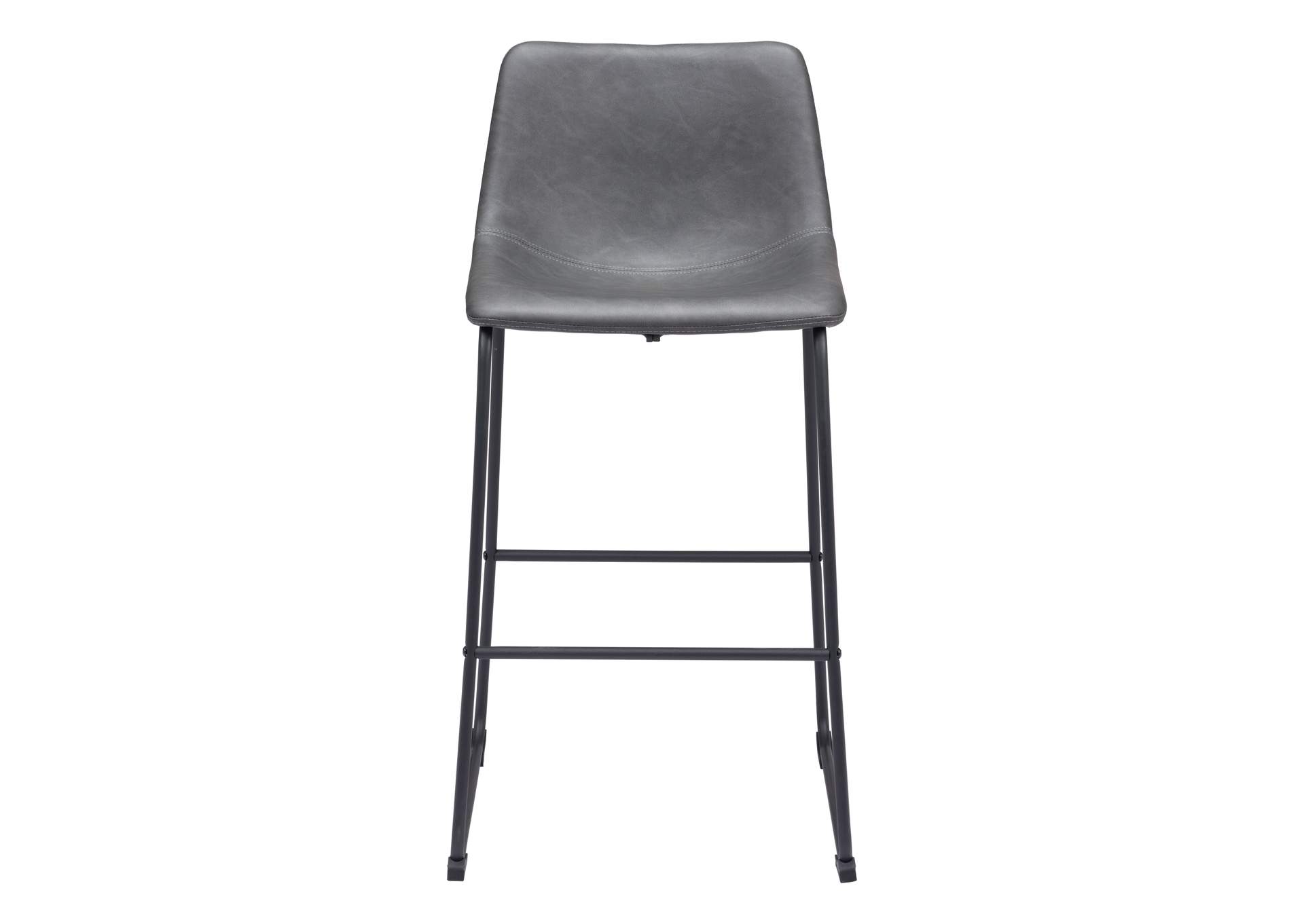 Smart Barstool (Set Of 2) Charcoal,Zuo
