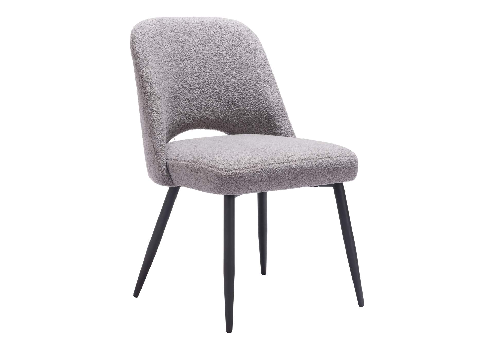 Teddy Dining Chair (Set Of 2) Gray,Zuo