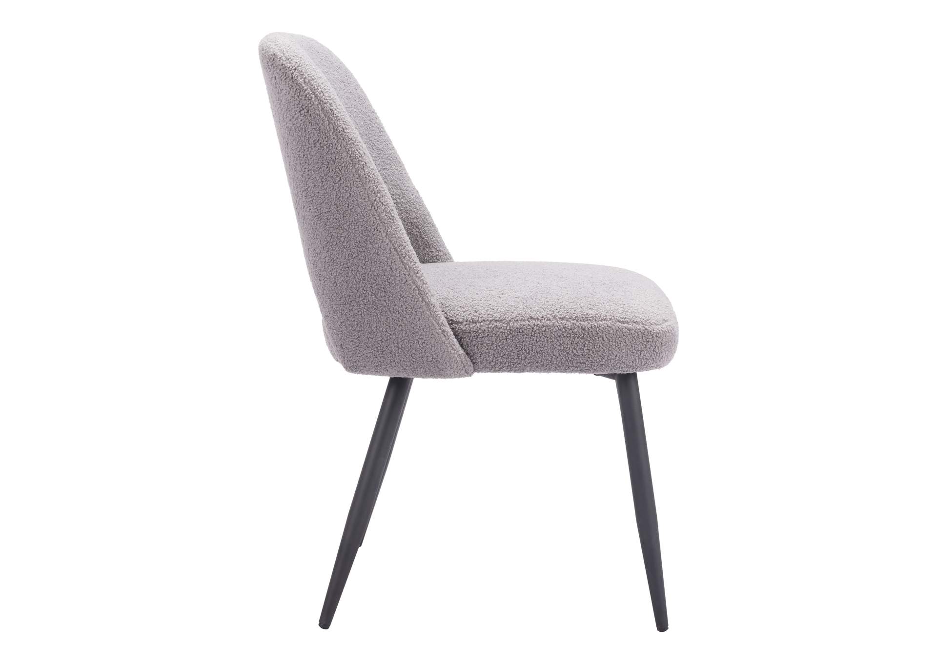 Teddy Dining Chair (Set Of 2) Gray,Zuo