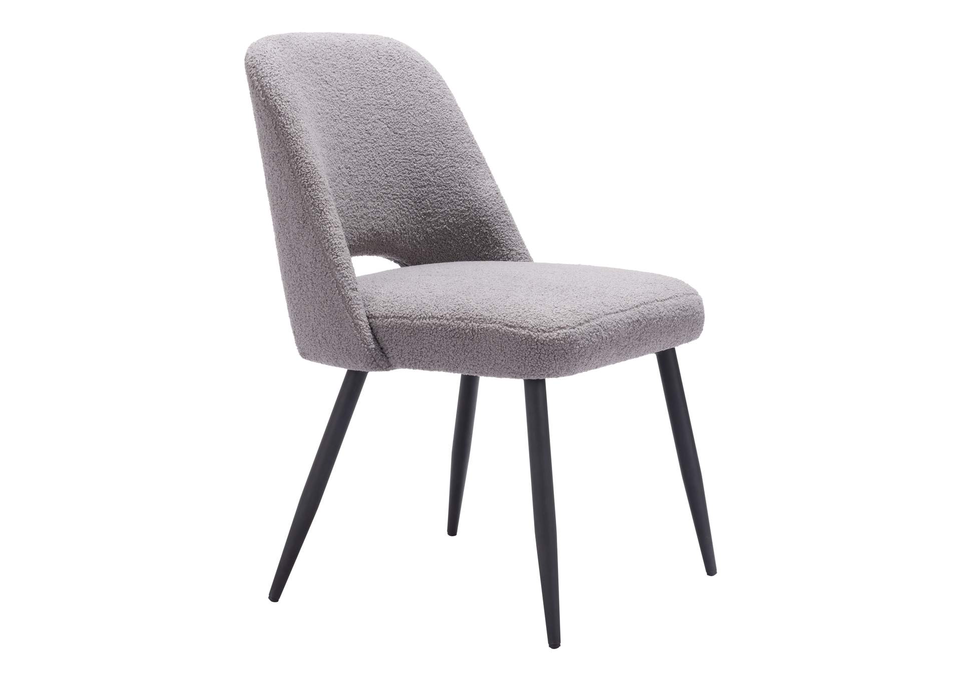 Teddy Dining Chair (Set Of 2) Gray,Zuo