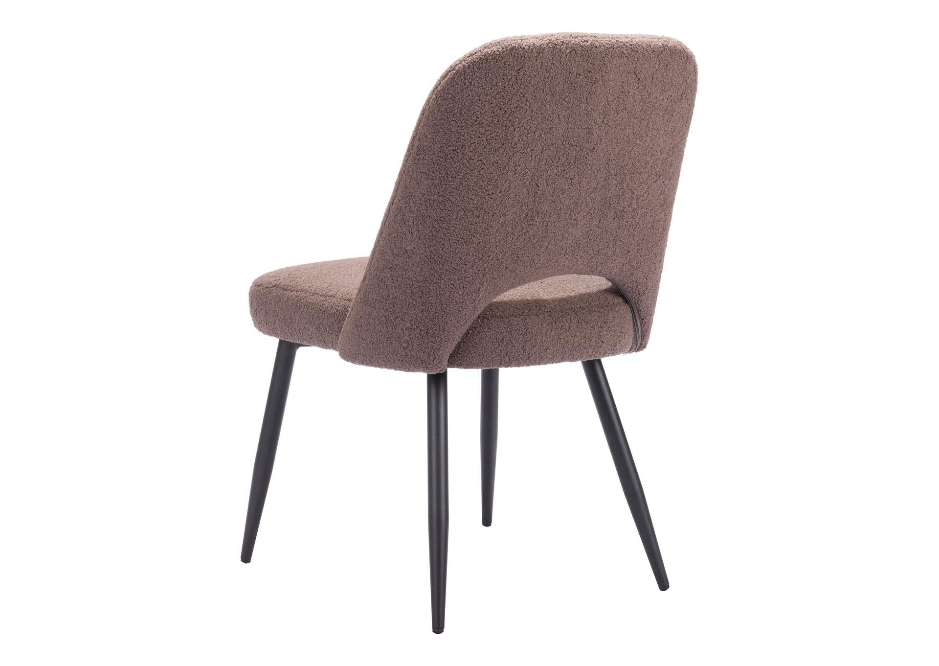 Teddy Dining Chair (Set Of 2) Brown,Zuo