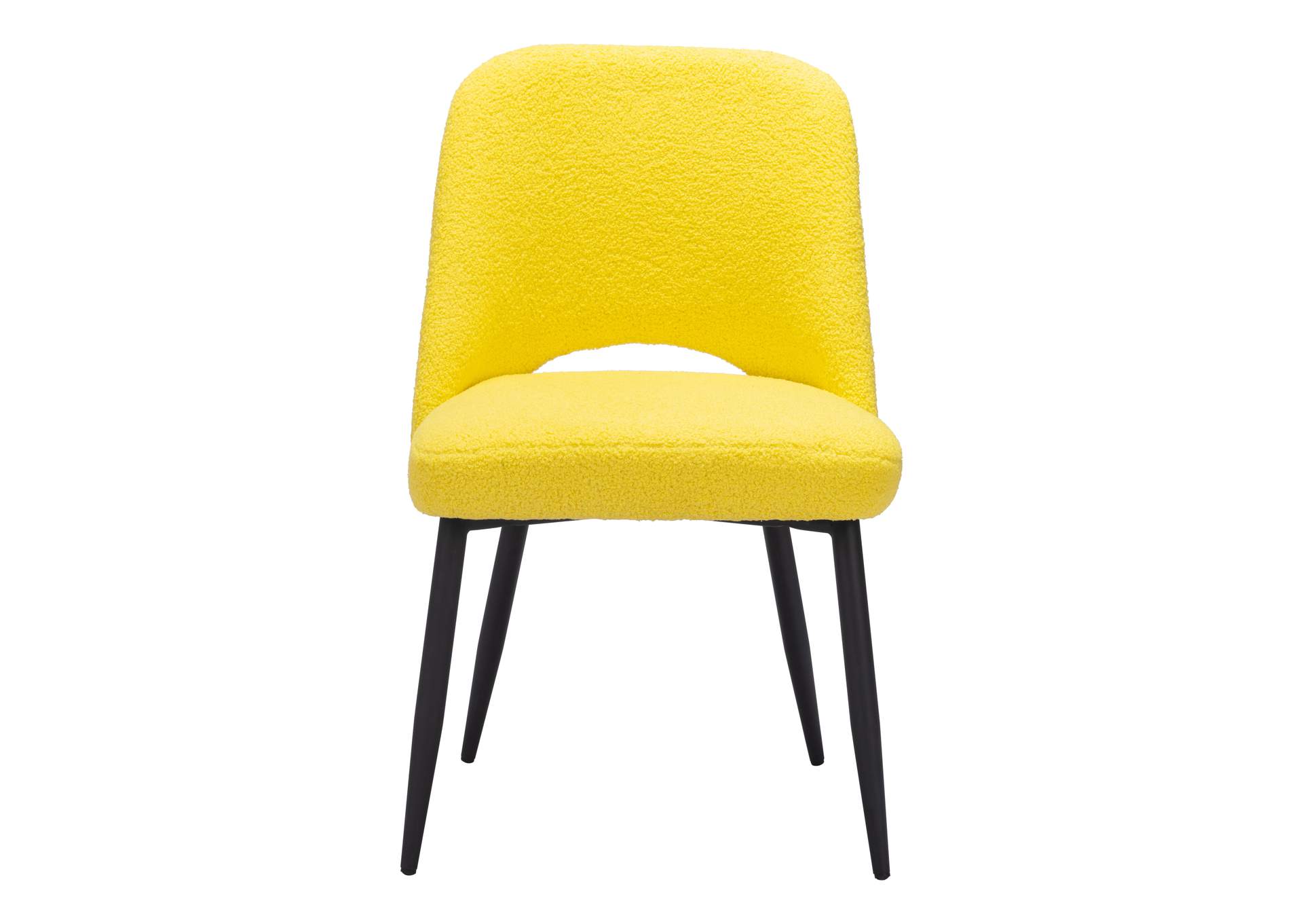 Teddy Dining Chair (Set Of 2) Yellow,Zuo