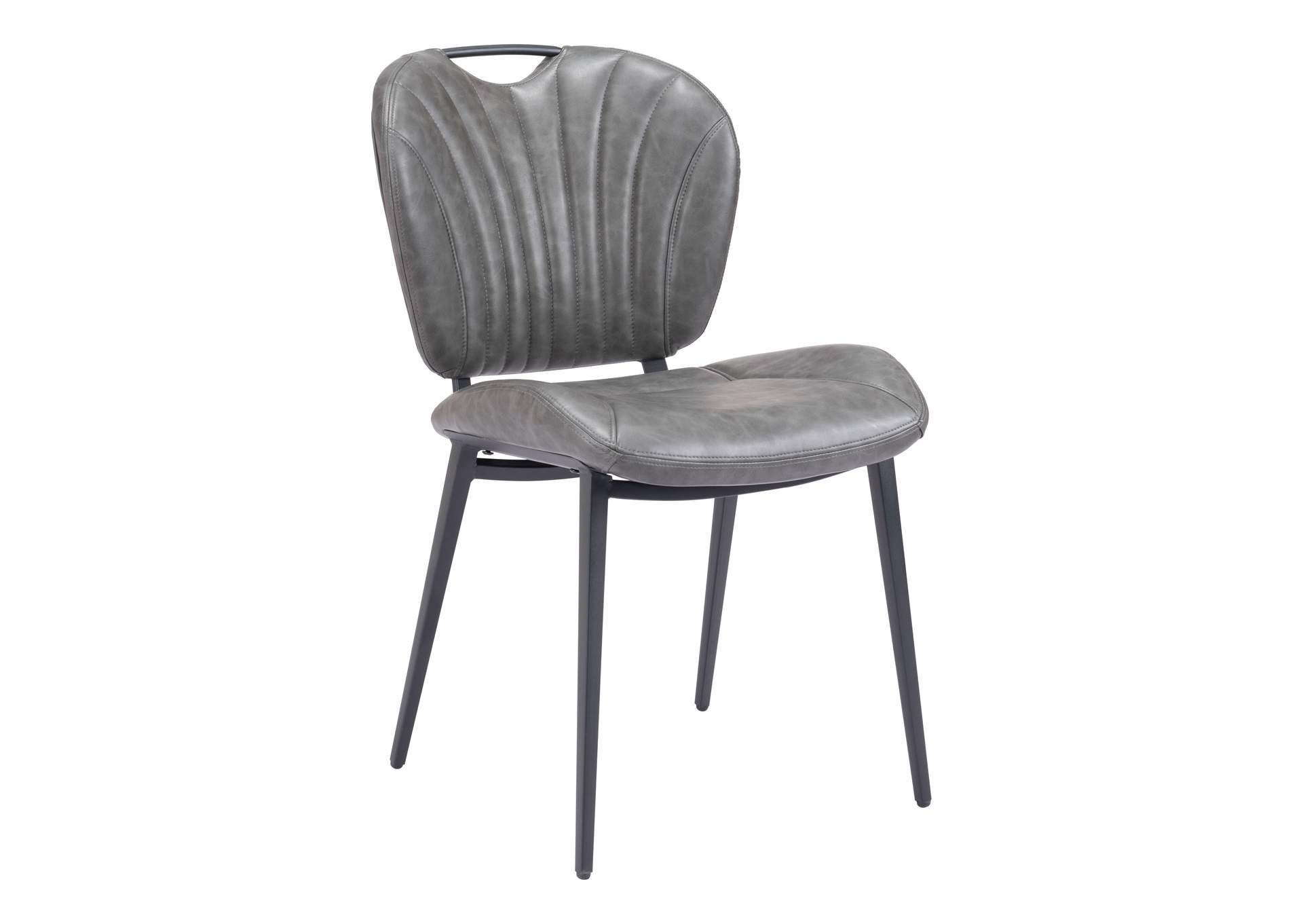 Terrence Dining Chair (Set Of 2) Vintage Gray,Zuo