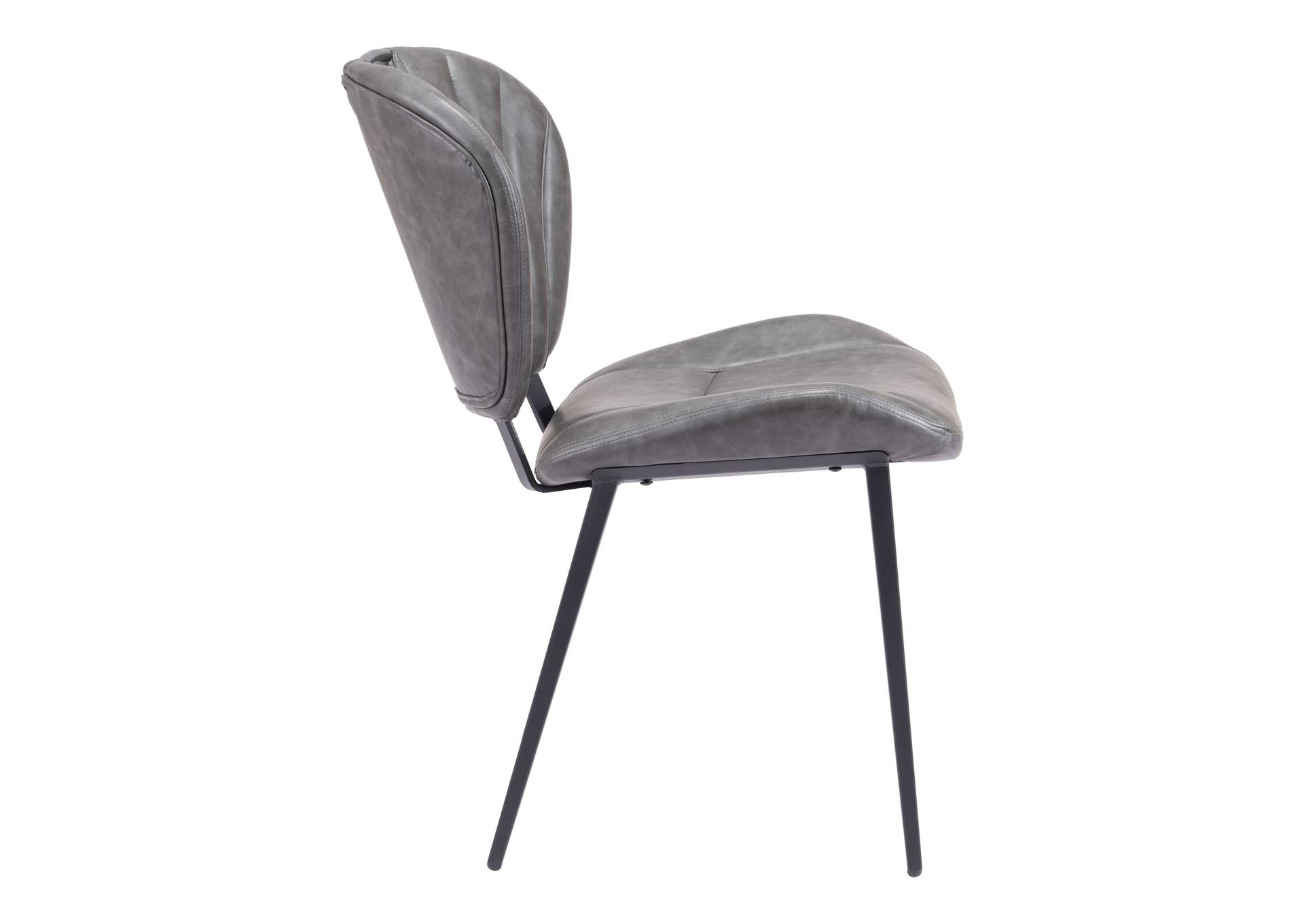 Terrence Dining Chair (Set Of 2) Vintage Gray,Zuo