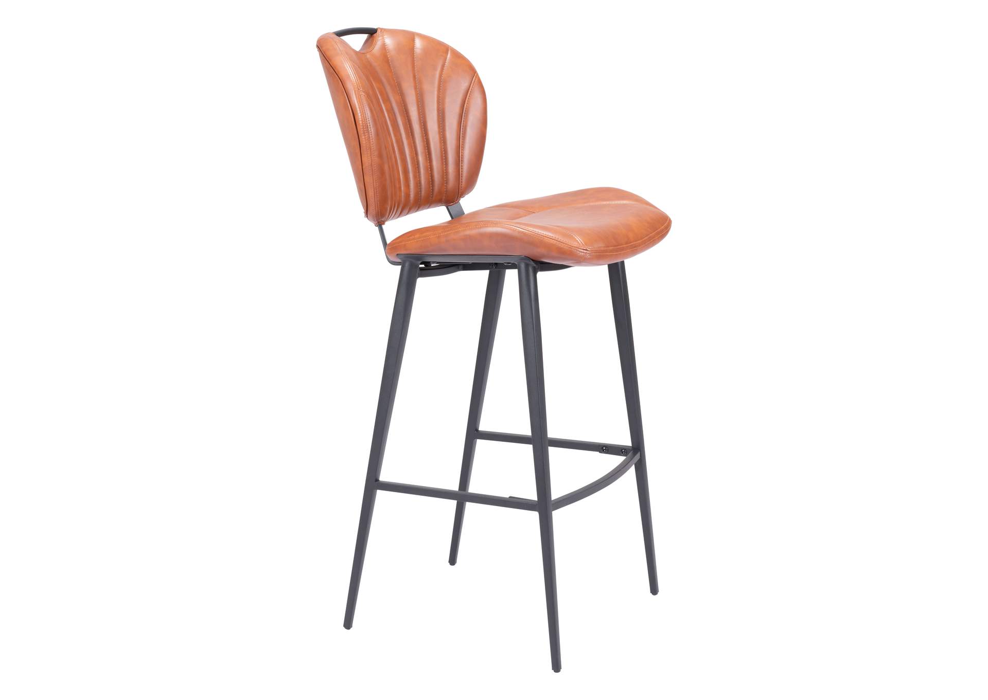 Terrence Barstool Vintage Brown,Zuo