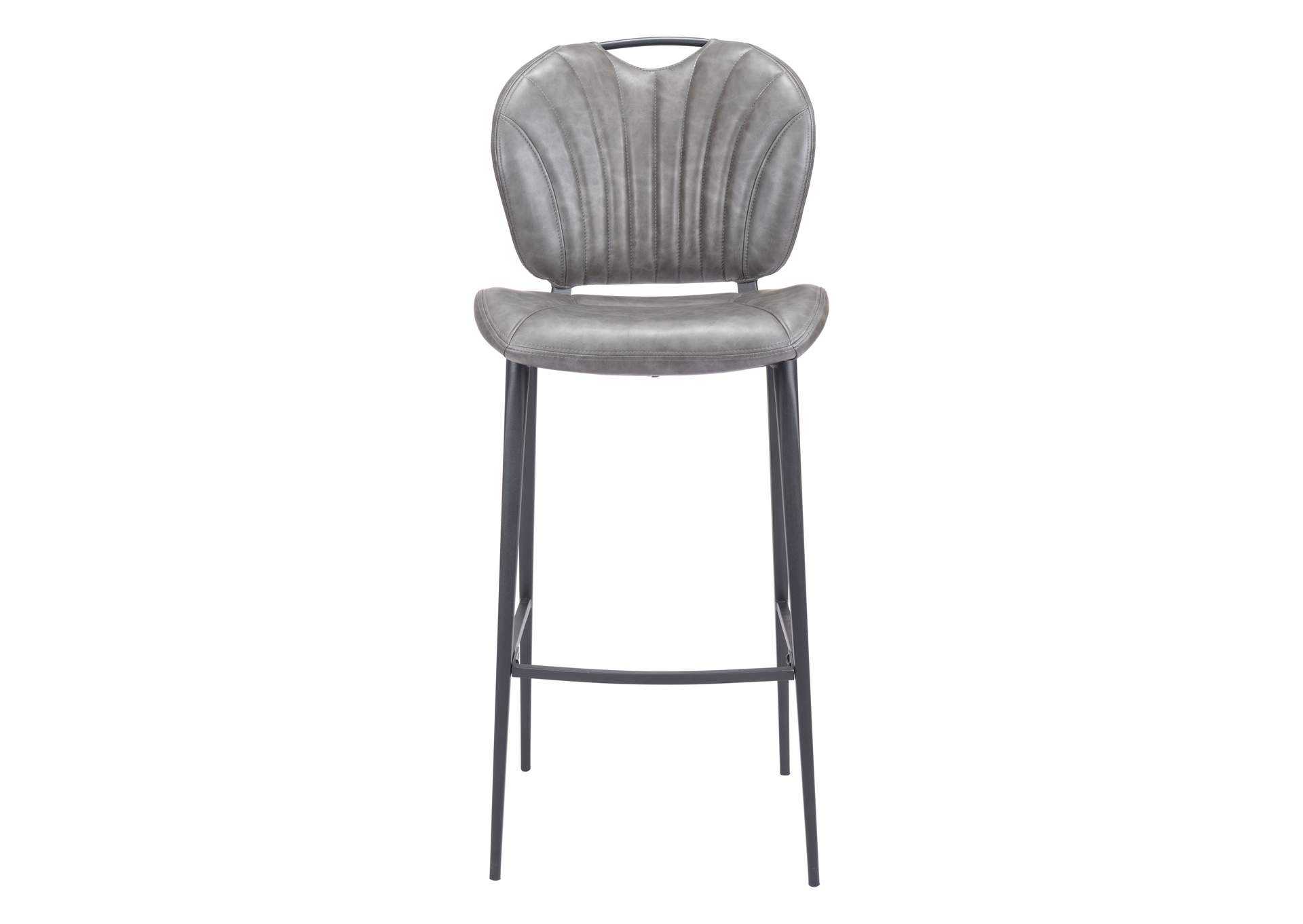 Terrence Barstool Vintage Gray,Zuo