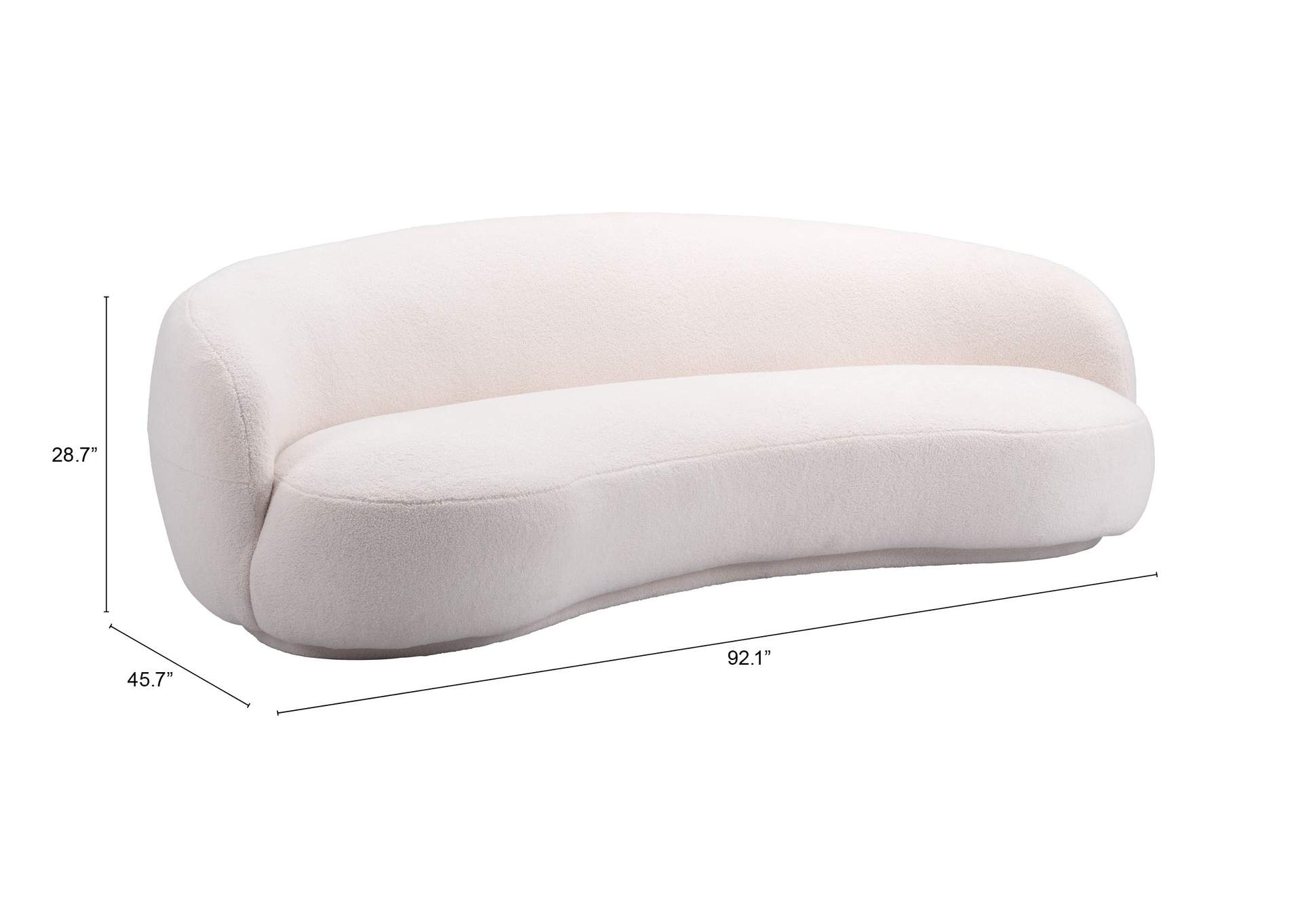 Tibet Sofa Cream,Zuo