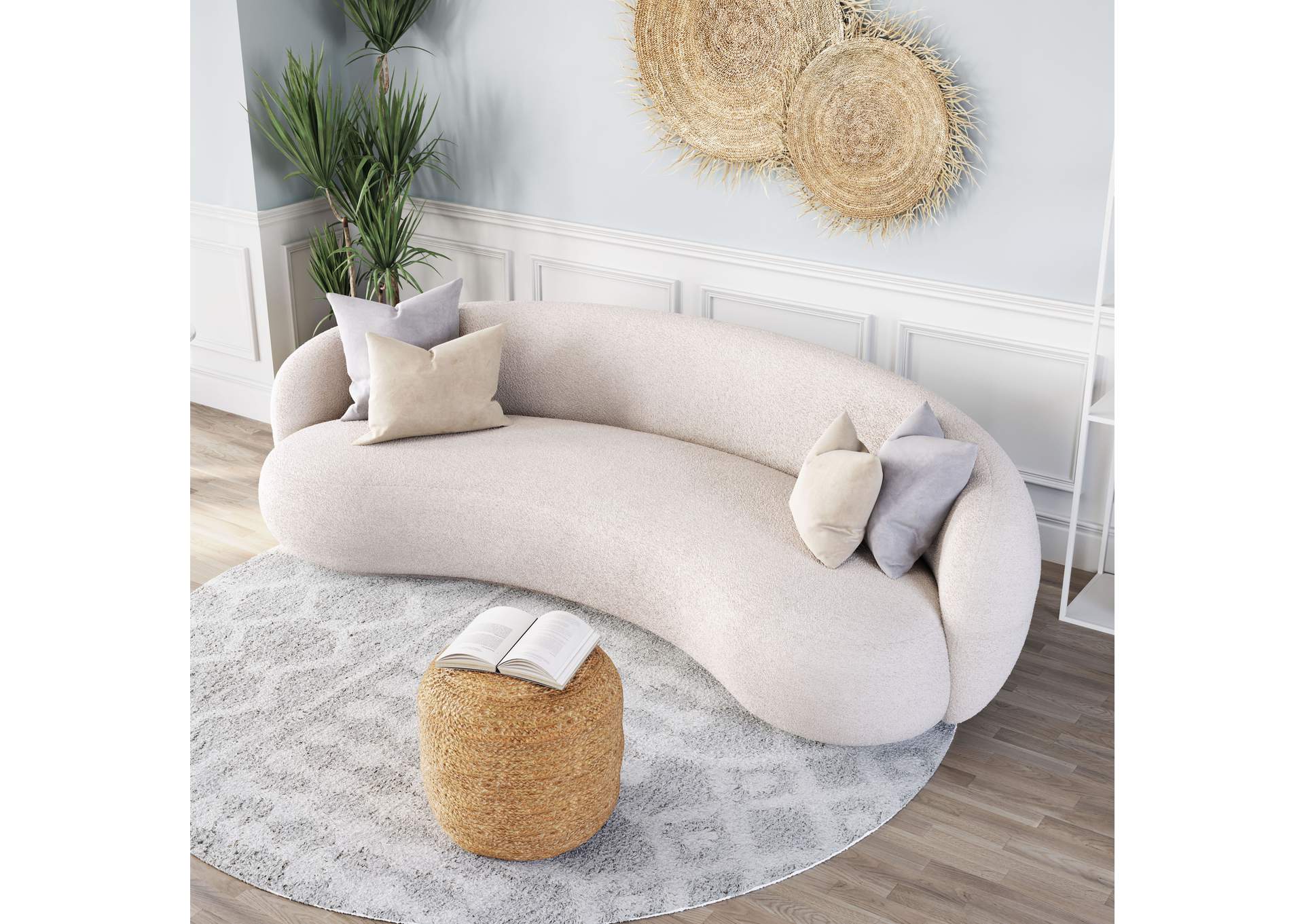 Tibet Sofa Cream,Zuo