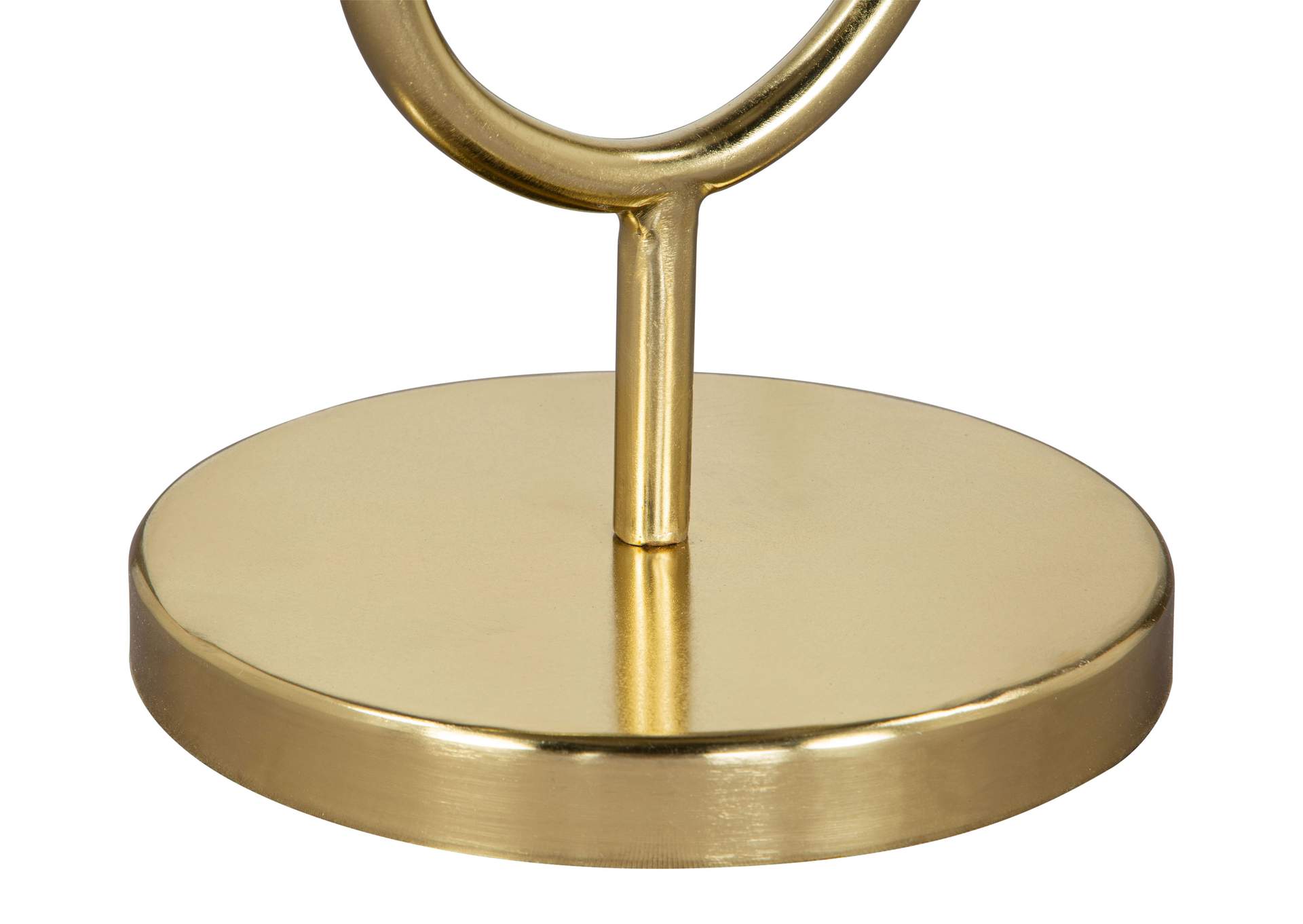 Marc Side Table White & Gold,Zuo