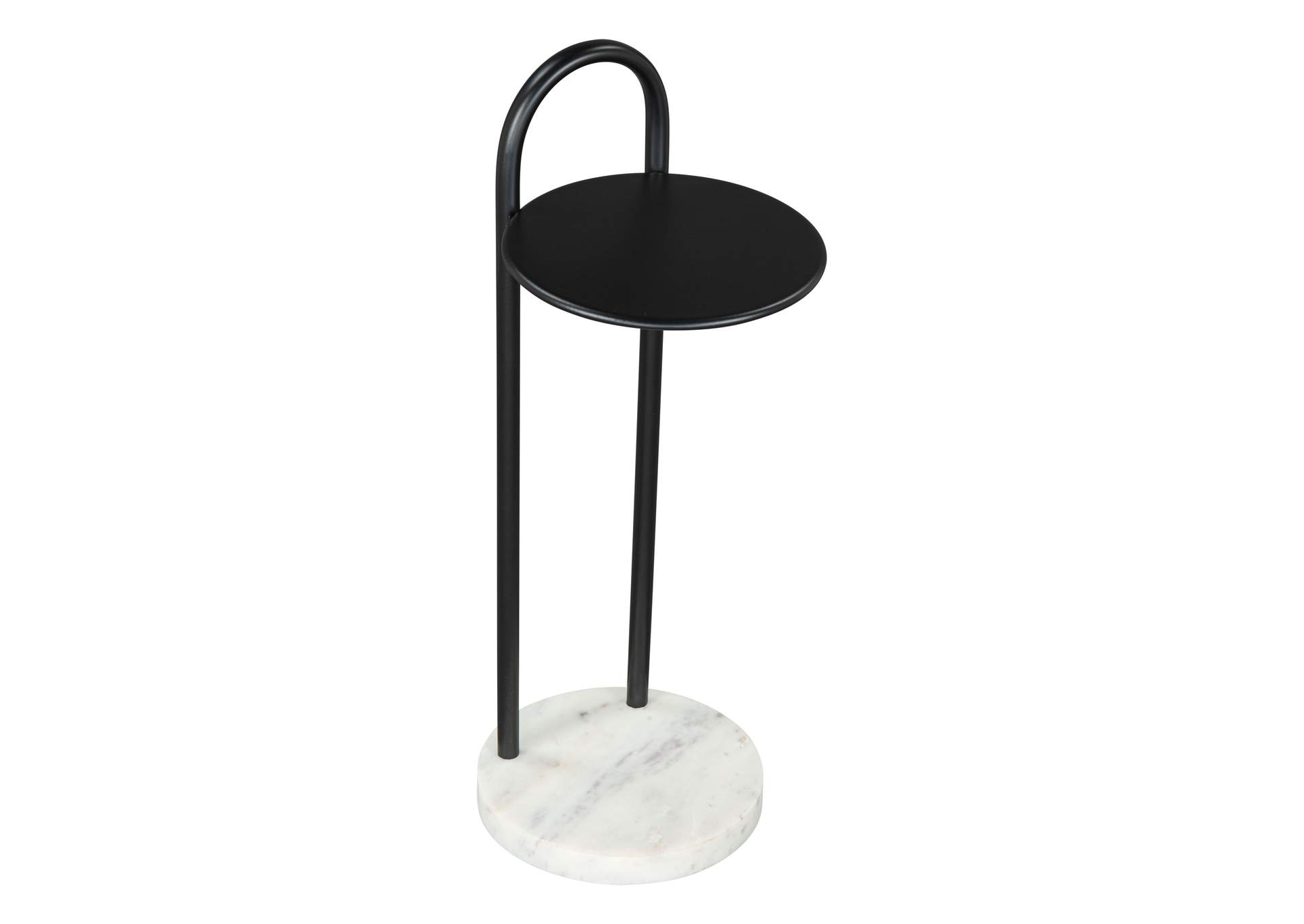 Christian Side Table Black & White,Zuo