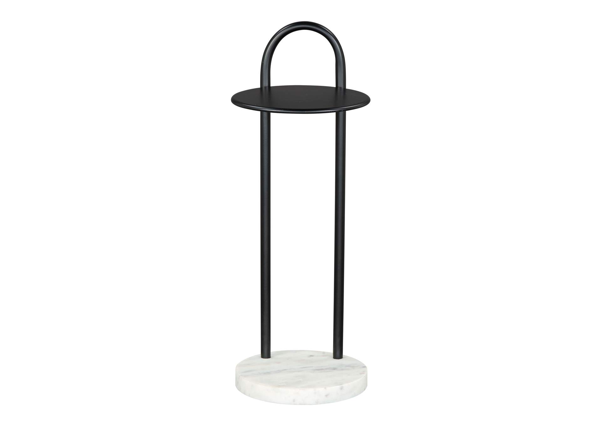 Christian Side Table Black & White,Zuo