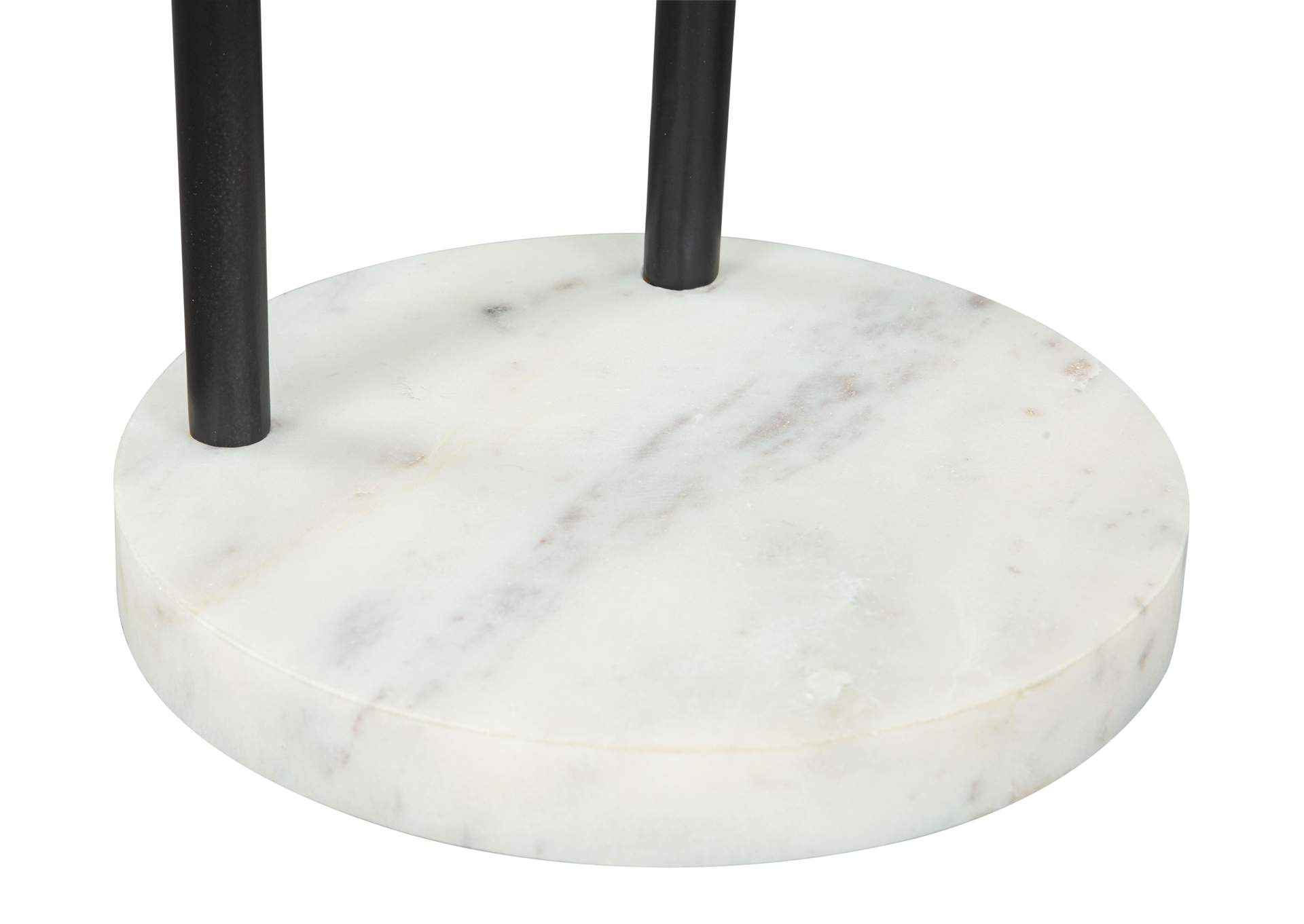 Christian Side Table Black & White,Zuo