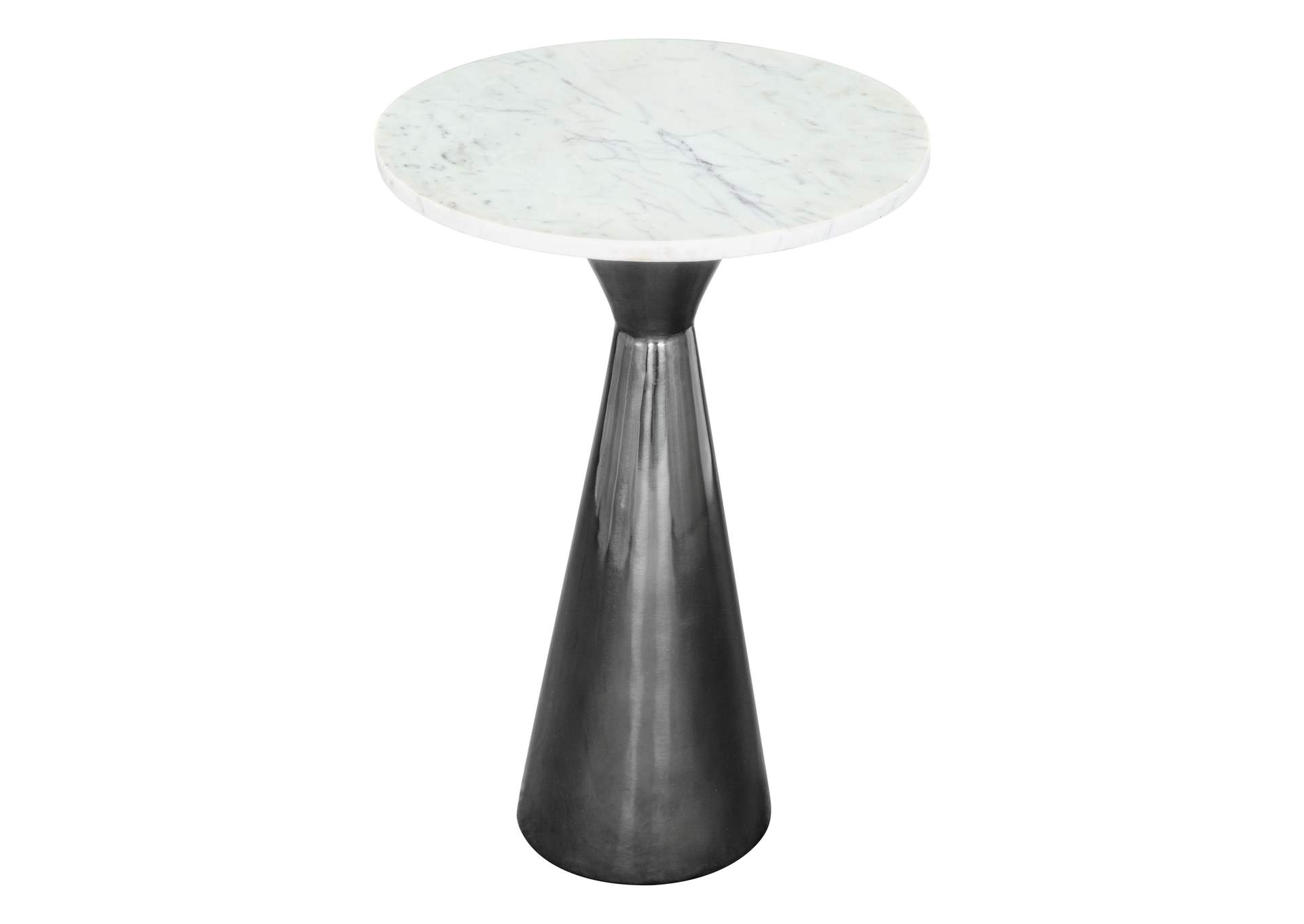 Tim Side Table White & Black,Zuo