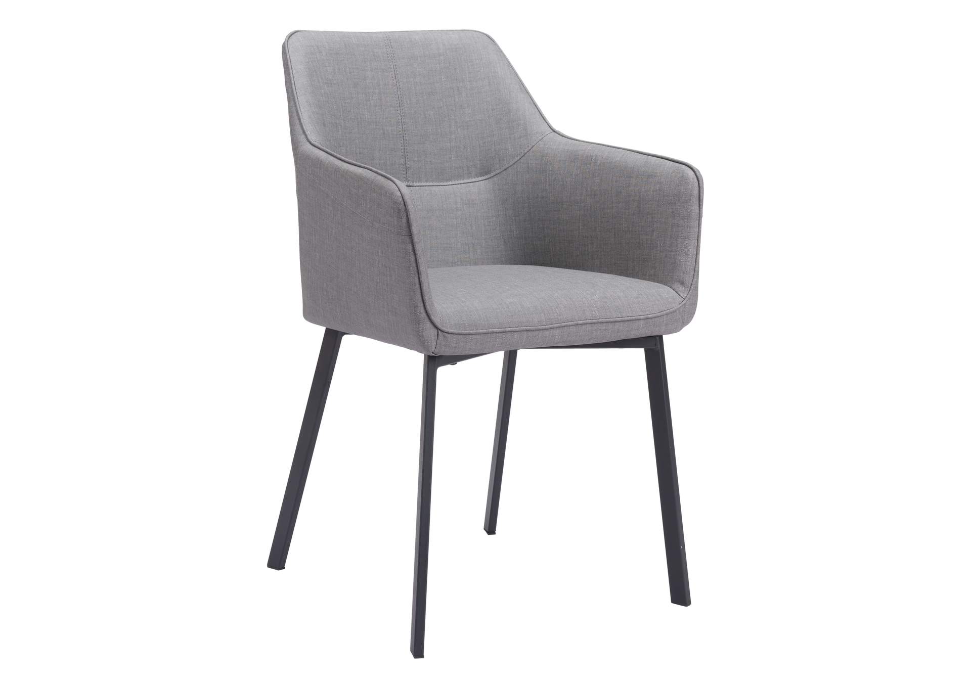 Adage Dining Chair (Set Of 2) Gray,Zuo
