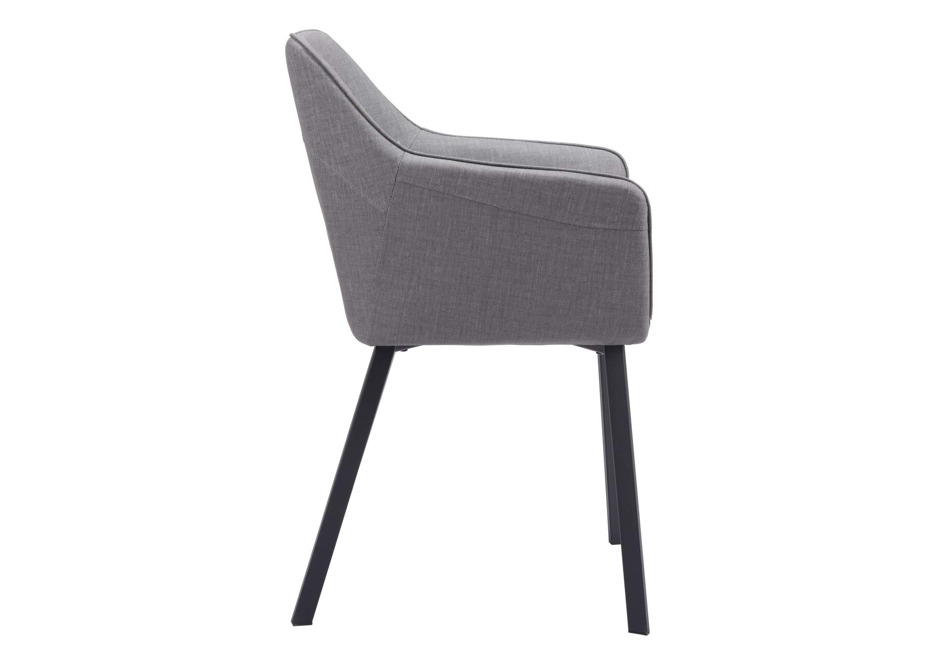 Adage Dining Chair (Set Of 2) Gray,Zuo