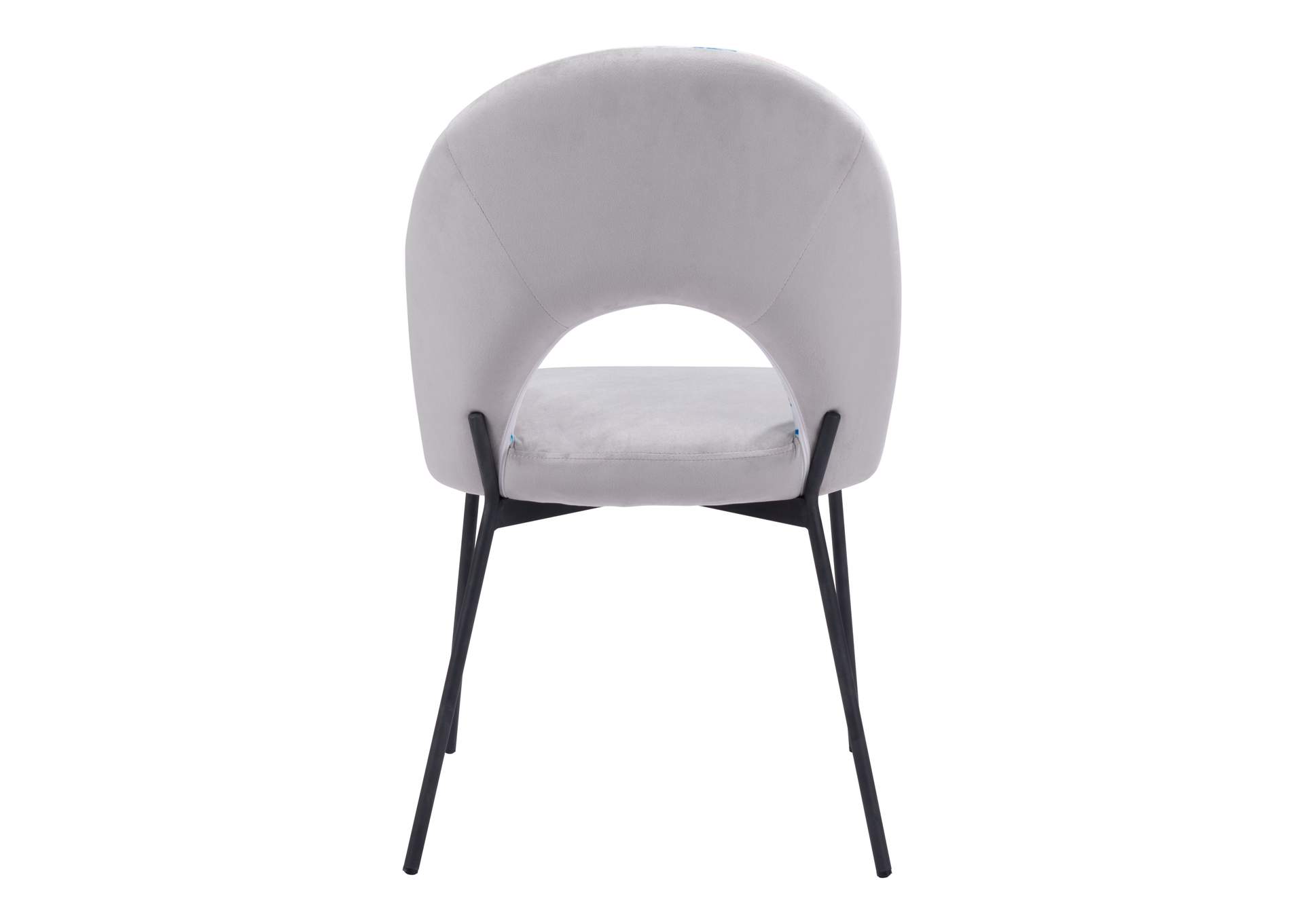 Torrey Dining Chair (Set Of 2) Multicolor Print & Gray,Zuo