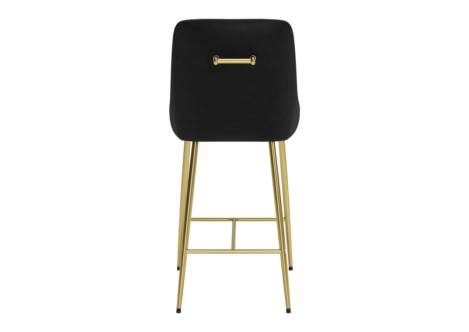 Madelaine Counter Stool Black & Gold,Zuo