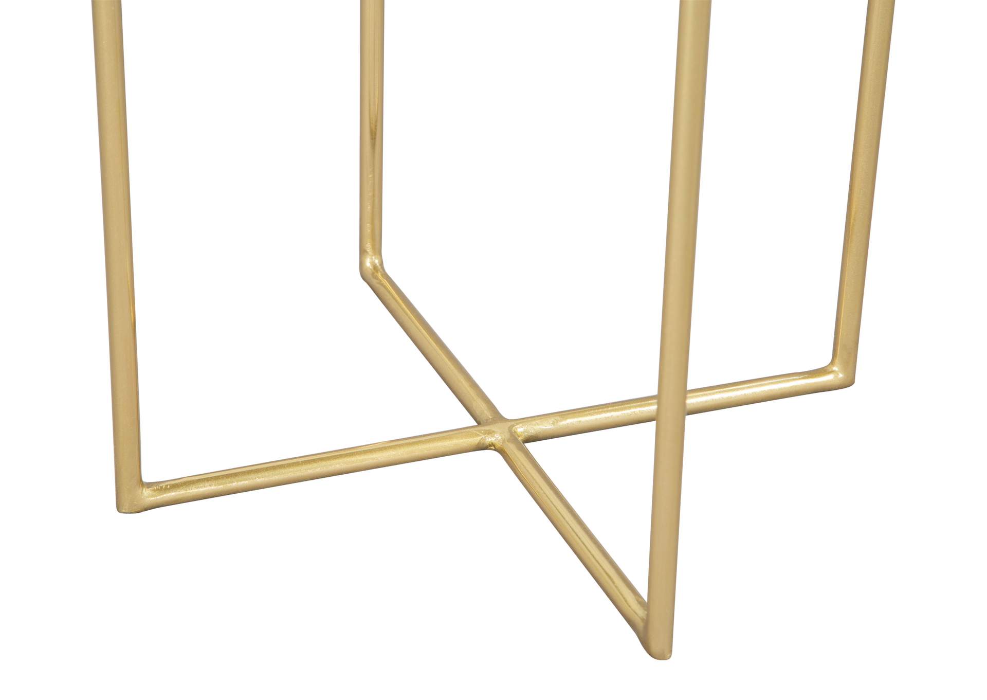 Lotus Side Table Gold,Zuo
