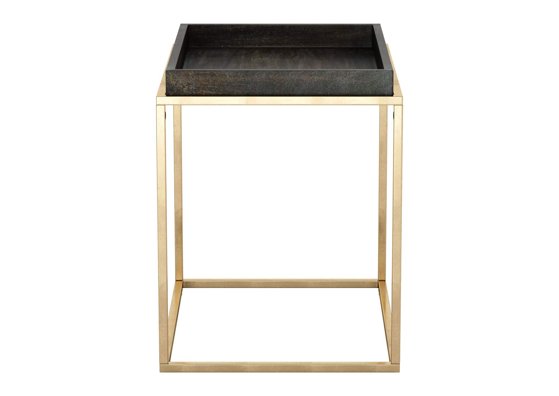 Jahre Side Table Black & Brass,Zuo