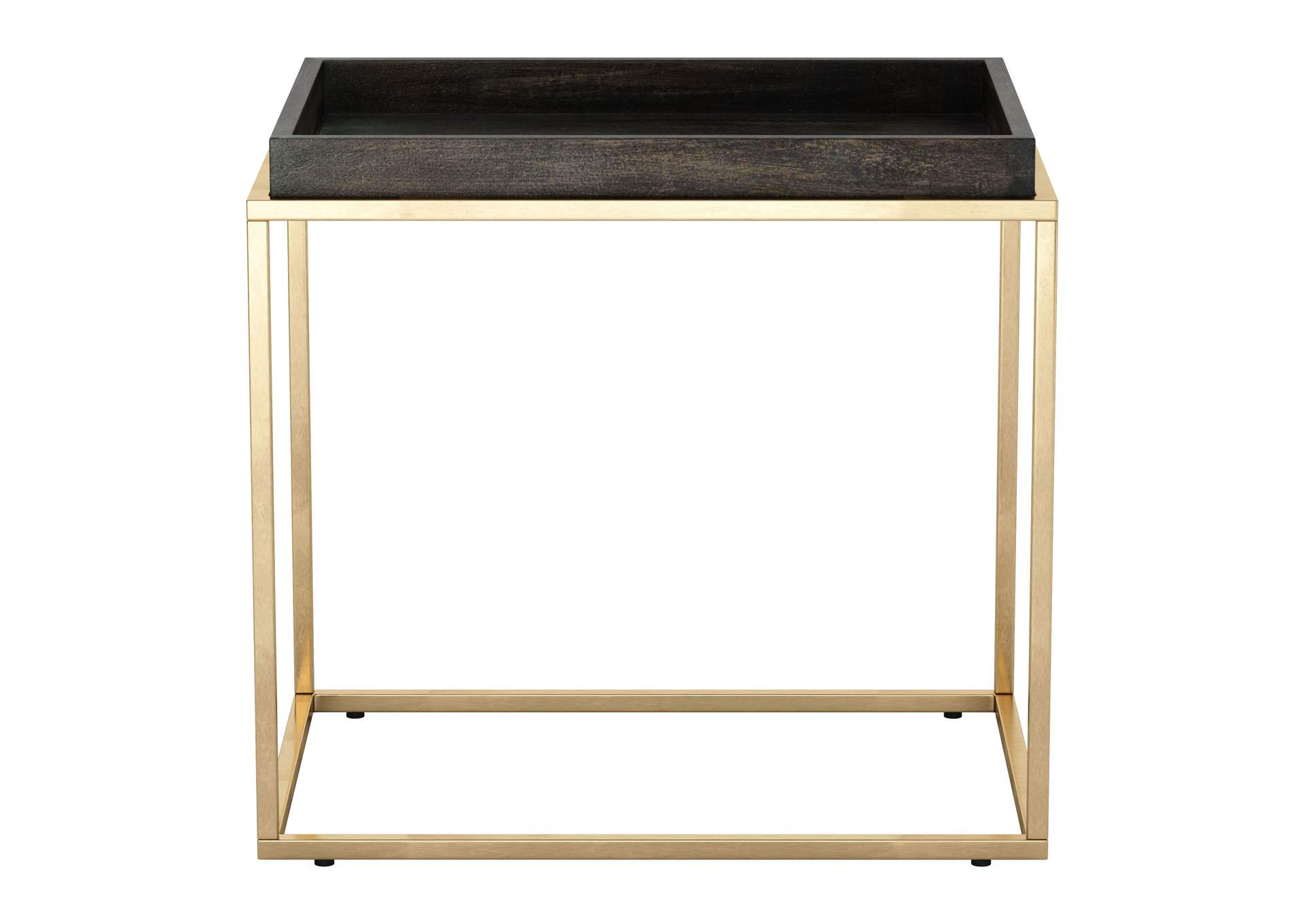 Jahre Side Table Black & Brass,Zuo