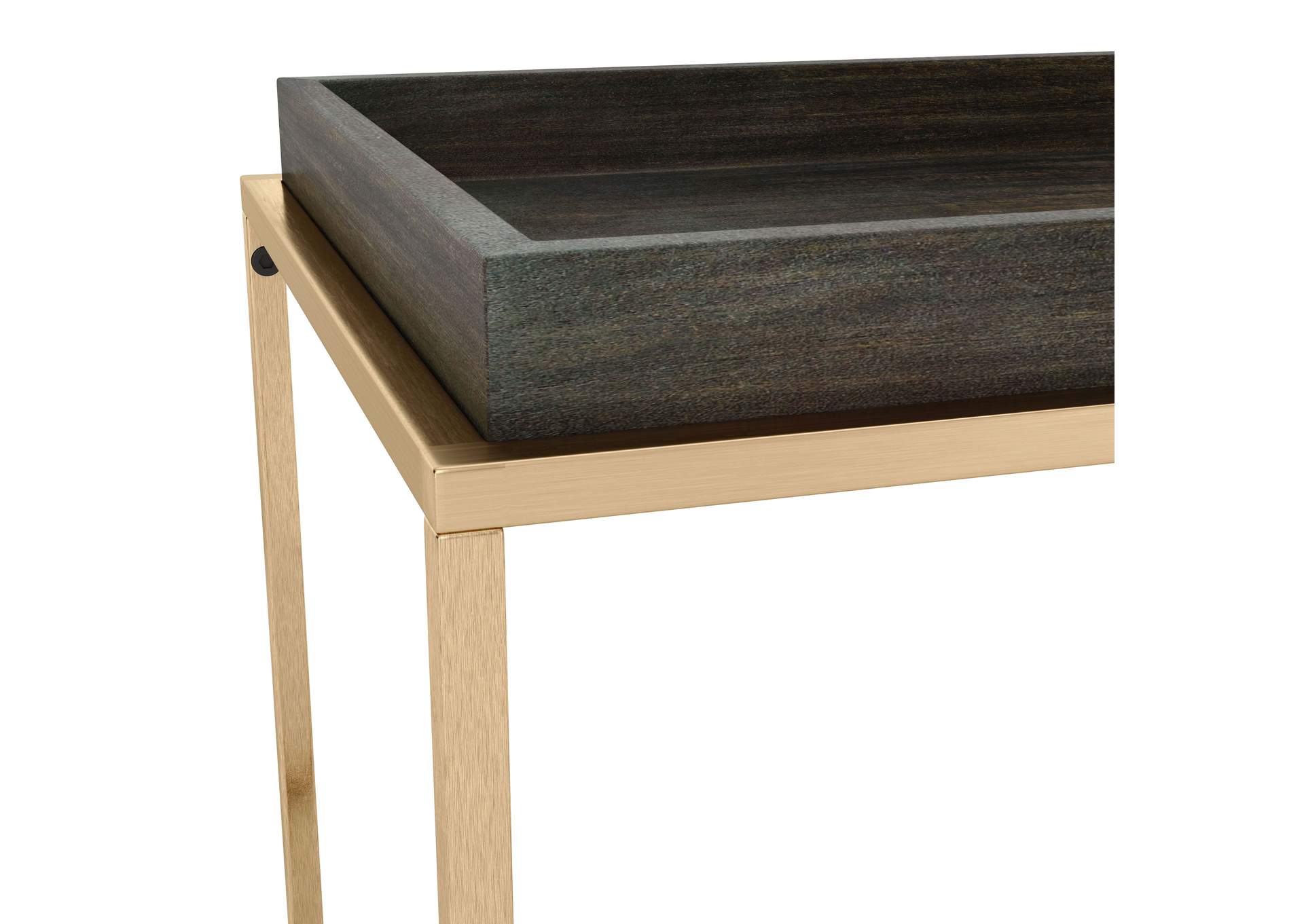 Jahre Side Table Black & Brass,Zuo