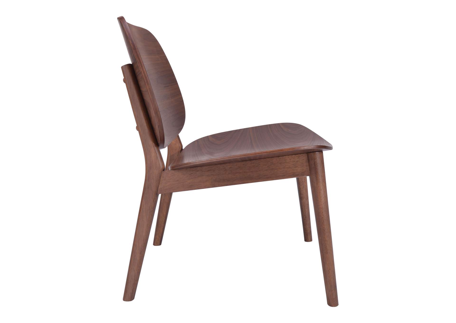 Priest Lounge Chair Walnut,Zuo