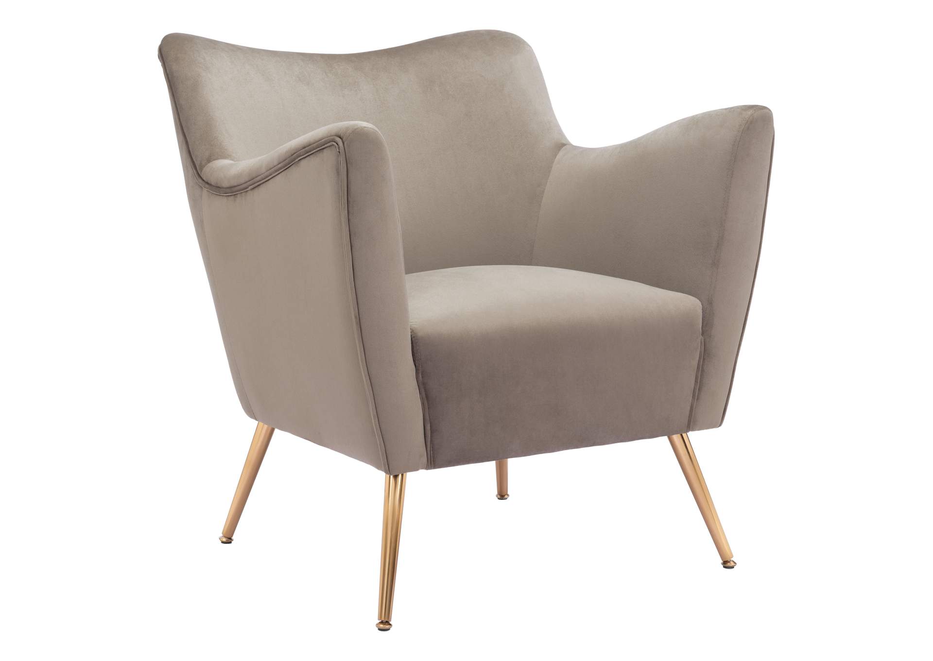 Zoco Accent Chair Beige,Zuo
