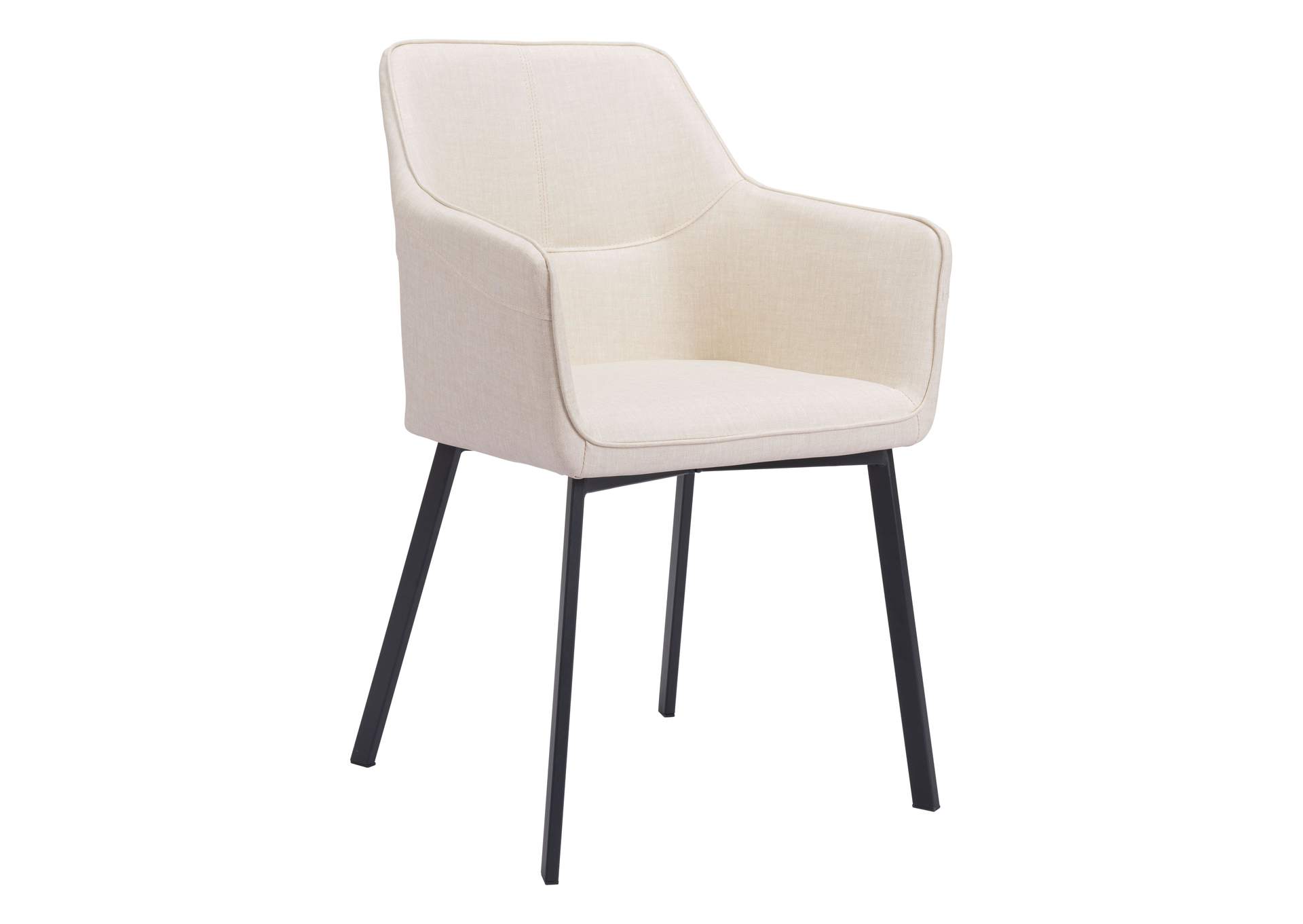 Adage Dining Chair (Set Of 2) Beige,Zuo
