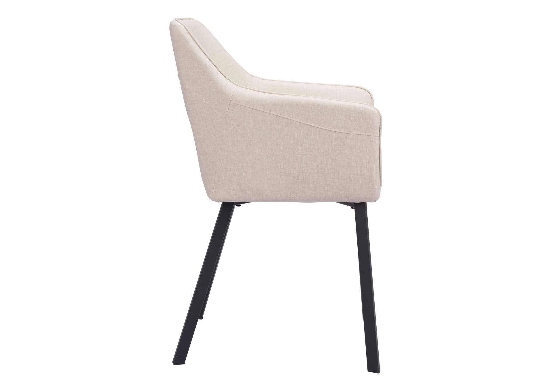 Adage Dining Chair (Set Of 2) Beige,Zuo